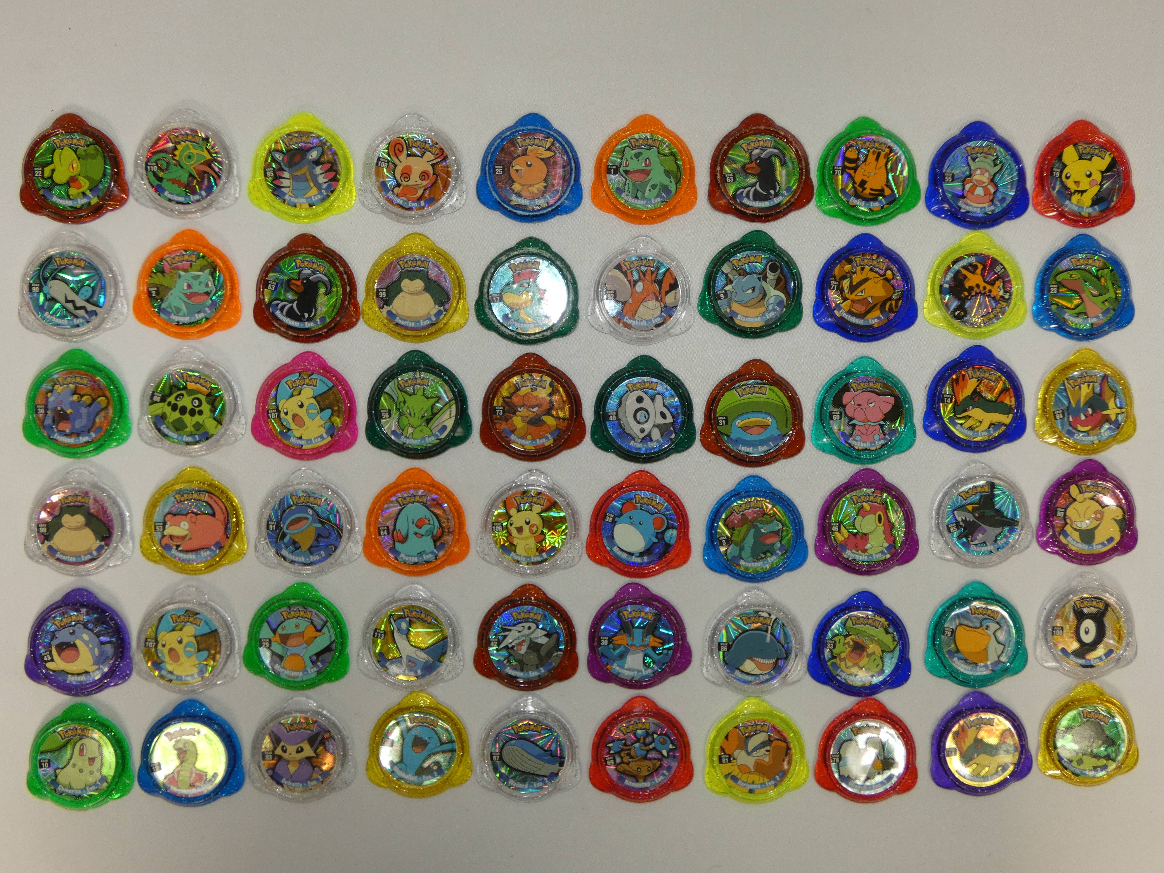 Lot de 60 KRAKS Pokémons de chez Panini Très bon état -  reconditionné disponible sur Label Emmaüs