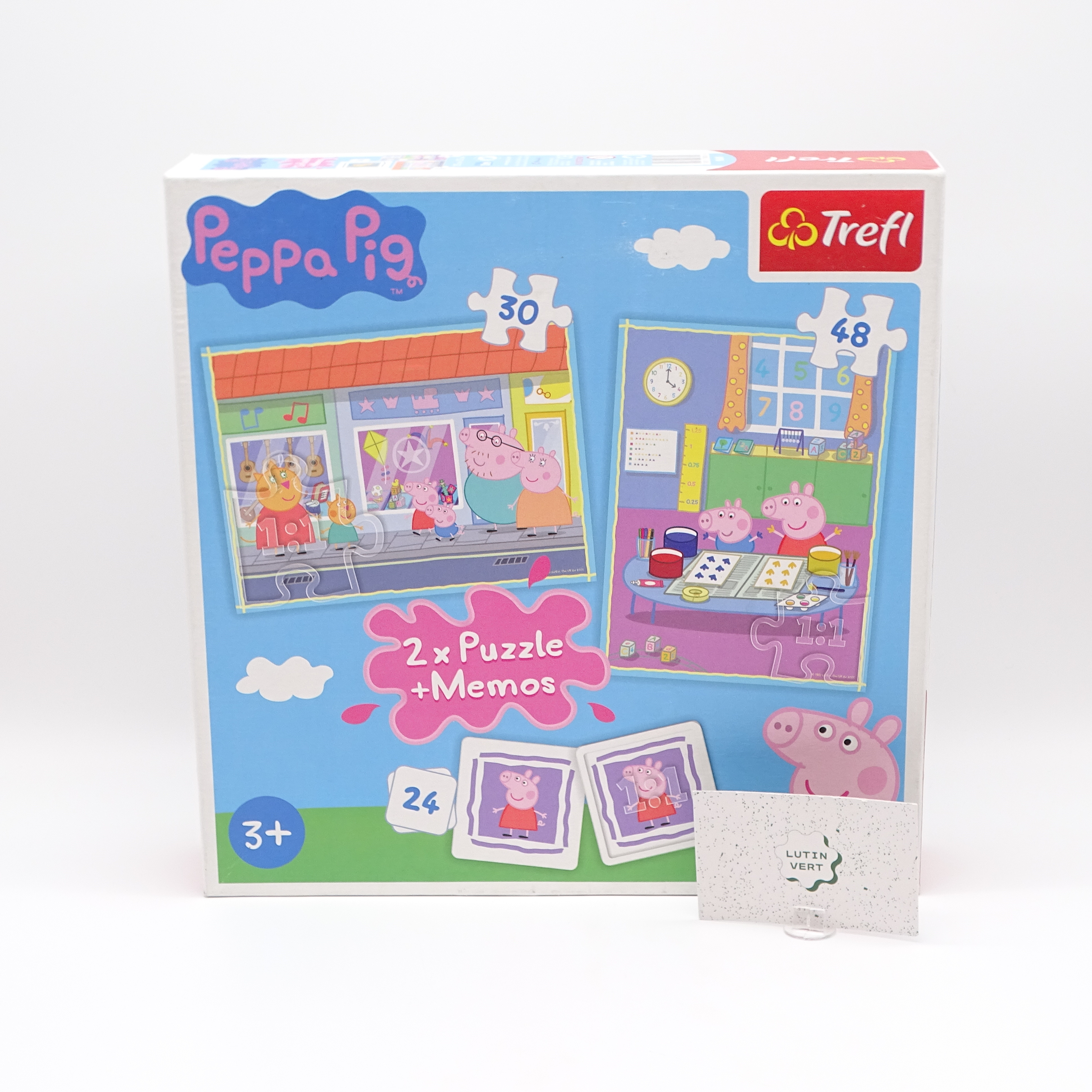 Peppapig Puzzle/ Memo TREFL - Dès 3 ans | Ref 14586 Bon état -  reconditionné disponible sur Label Emmaüs