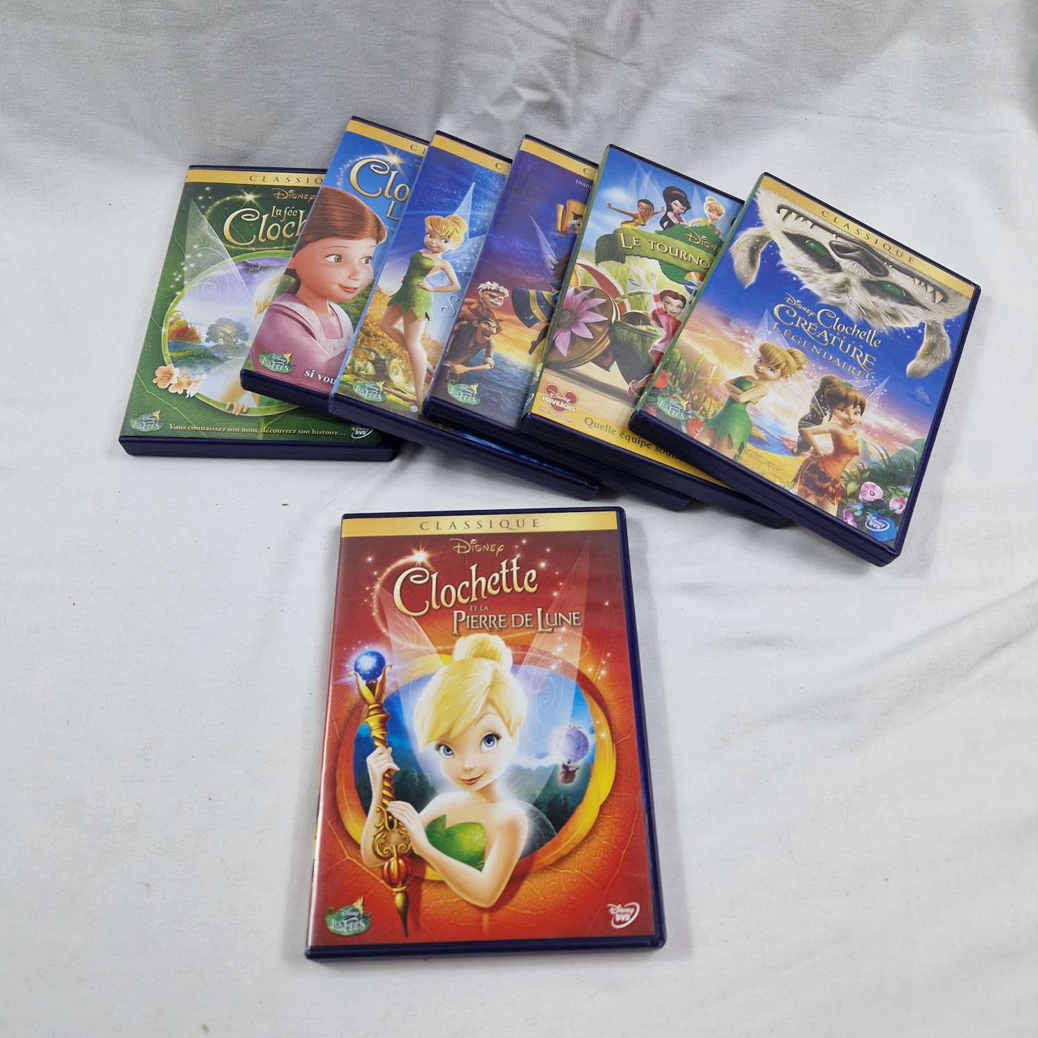 Voir photo 7 de Lot des 7 dvd la petite clochette Disney Lot des 7 dvd la petite clochette Disney Bon état - Vue 7 -