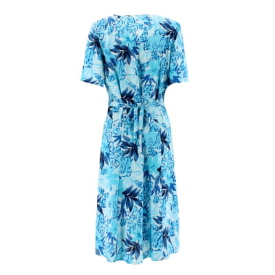 Robe bleue imprimée - Femme - 20/20 - Taille 42 - Photo 1