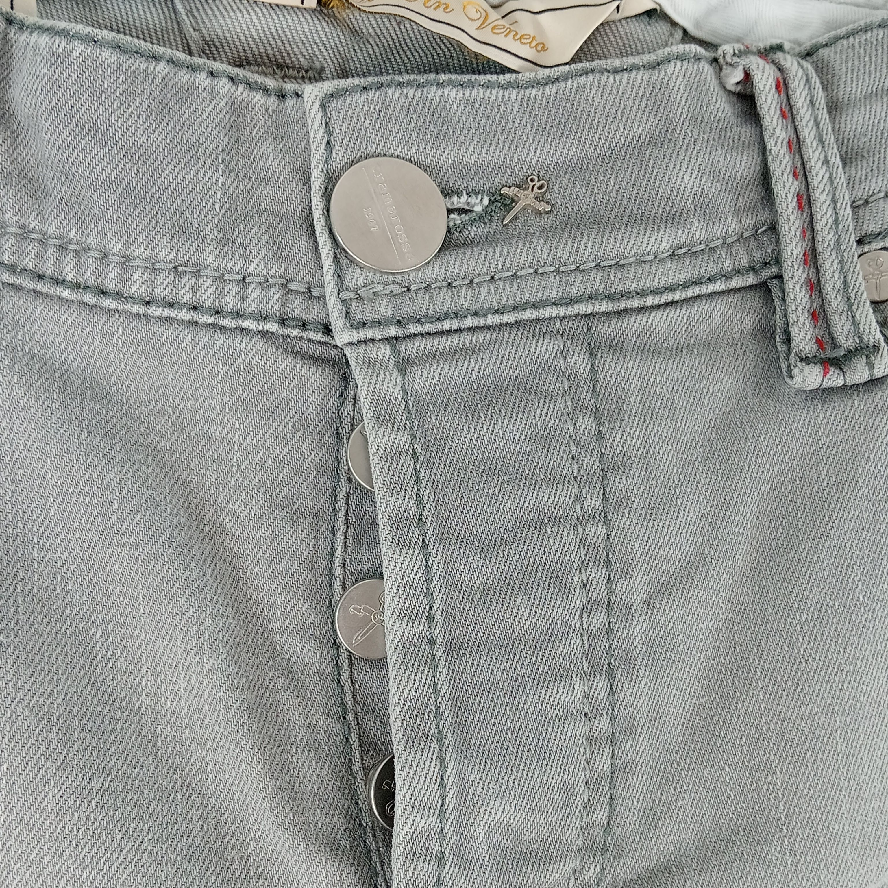 Jean italien- homme - marque tramarossa - coupe longue - couleur gris - taille M - US 30/ FR 40 Très bon état - Vue 5 - 