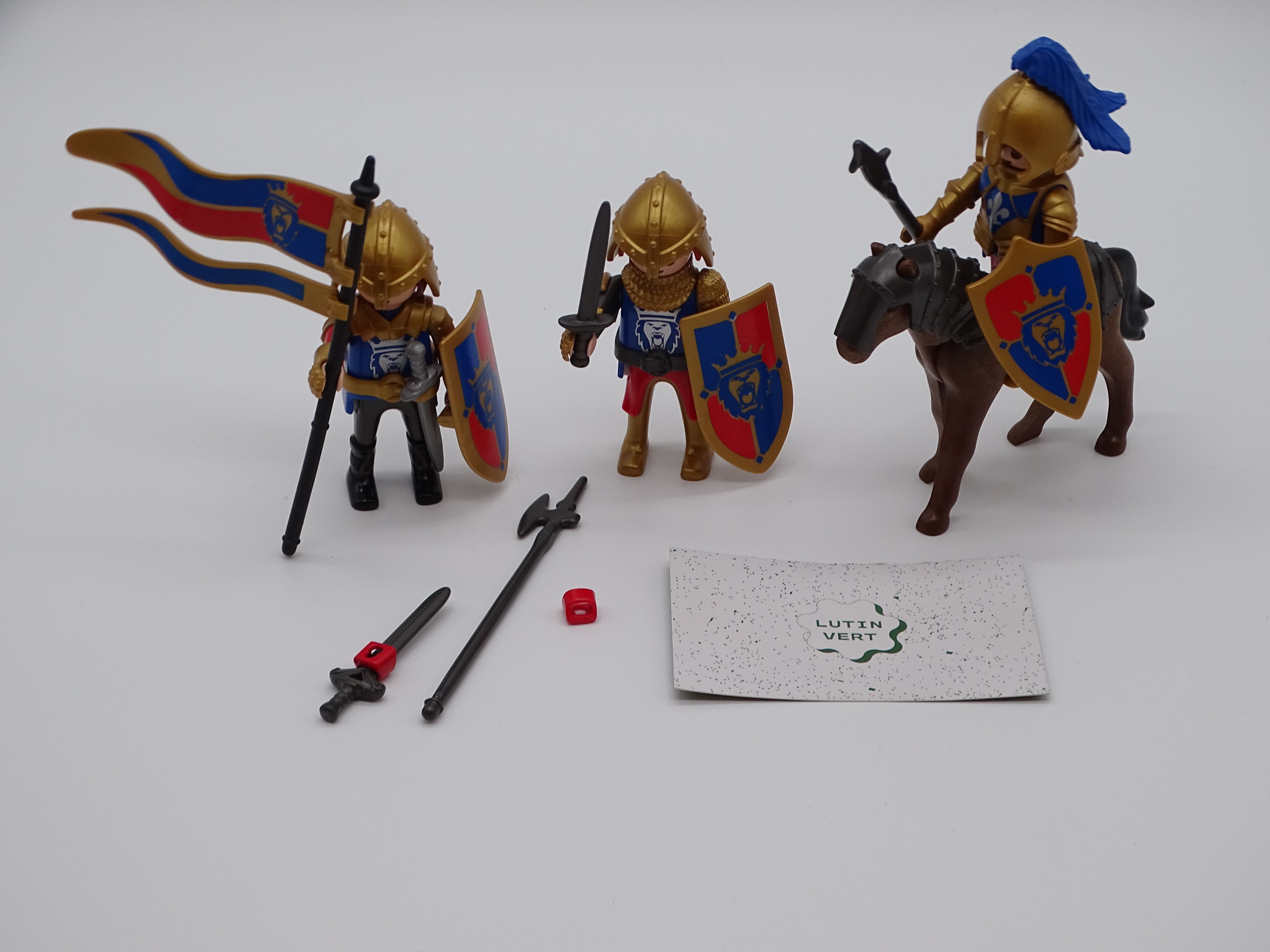 Playmobil pièce unique « Soldats à l’armure dorée » d'occasion PLAYMOBIL - Dès 4 ans | Ref 13315 Très bon état - Vue 2 - 