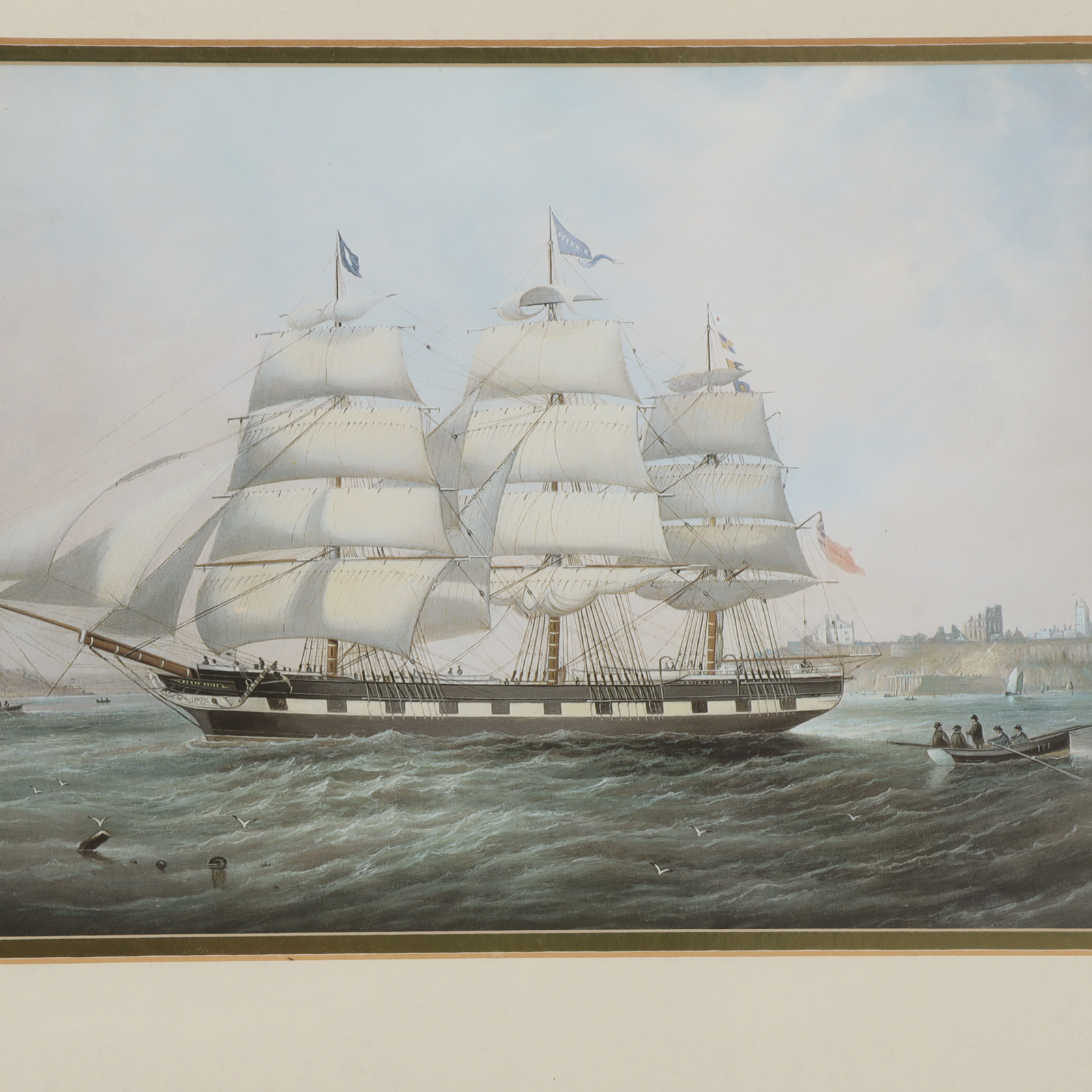 Reproduction d'un tableau de John Scott - Barque Ocean Pride - Photo 1