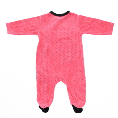 Pyjama rose imprimé - bébé - Manon et Valentin - taille 3 mois - Photo 1