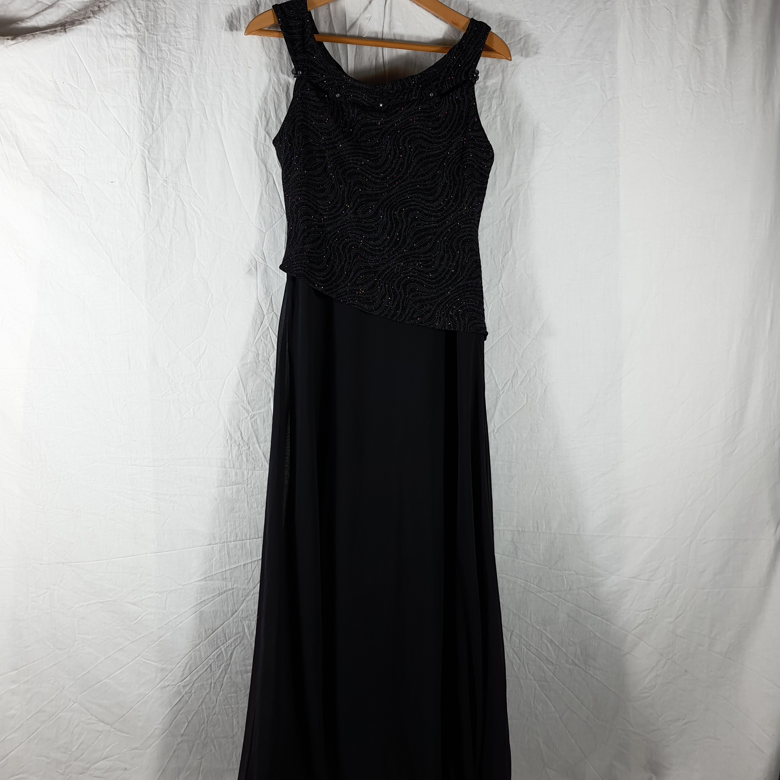 Robe noire longue de fête - Alchera - T42 Très bon état - Vue 2 - 
