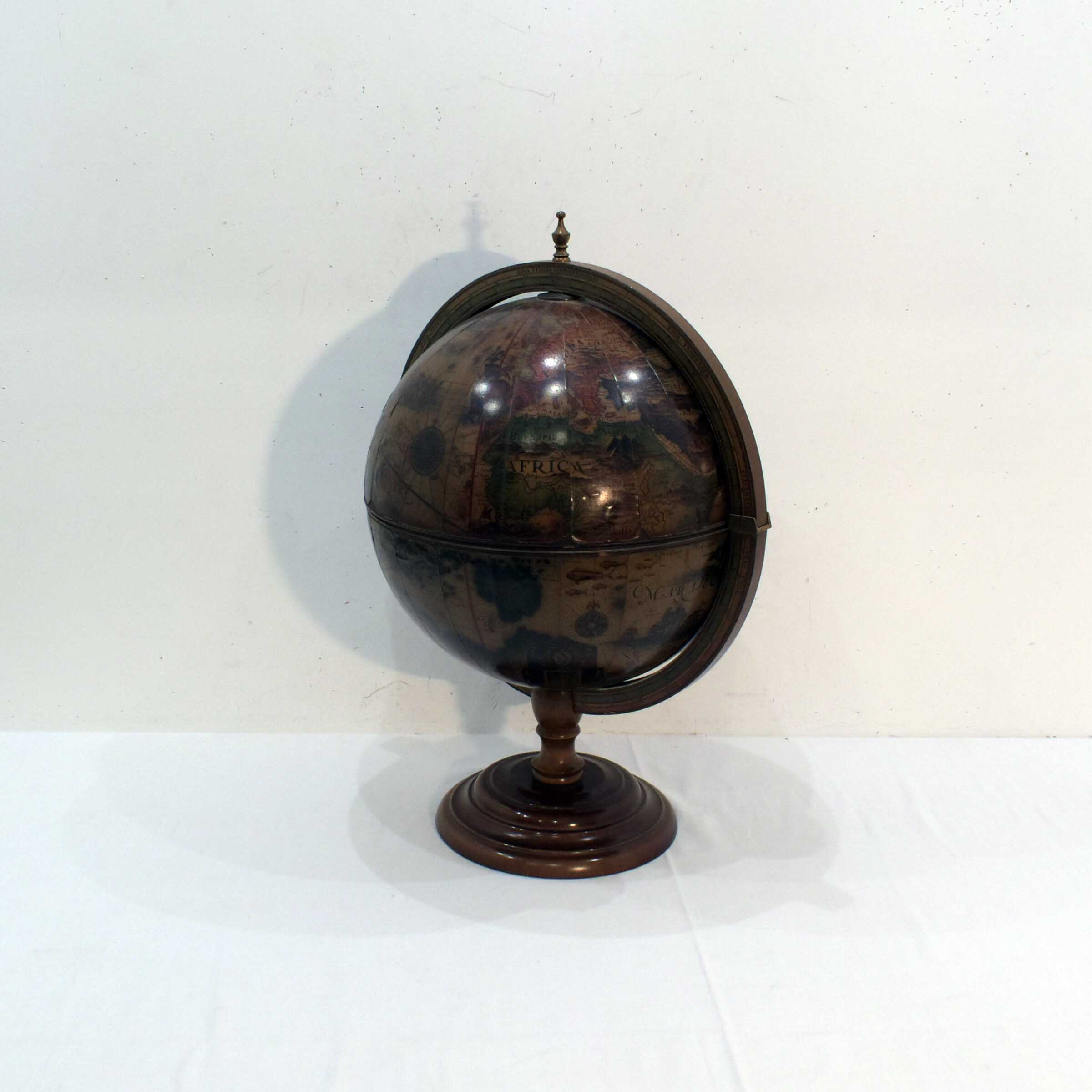 Bar de Table Globe Terrestre - Esprit Mercurio d'Oro - Luciano Cordeddy - Photo 23