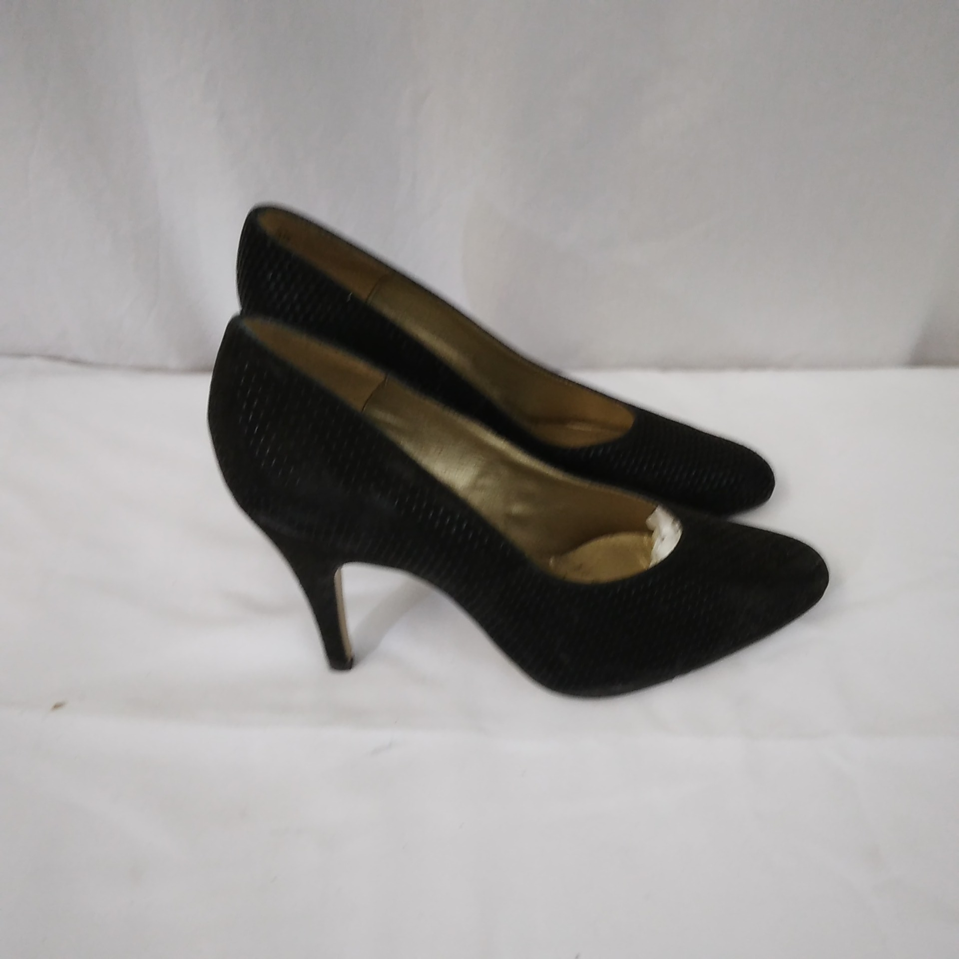 Escarpins noir paillettes, Quille, Christian chaussures - 36 1/2 Comme neuf - Vue 2 - 
