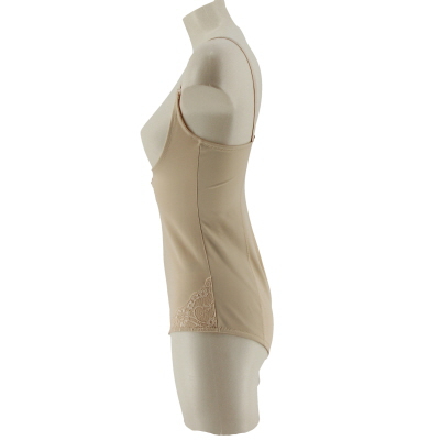 Body femme beige avec dentelle-Bon prix collection-Taille 42 - Photo 2