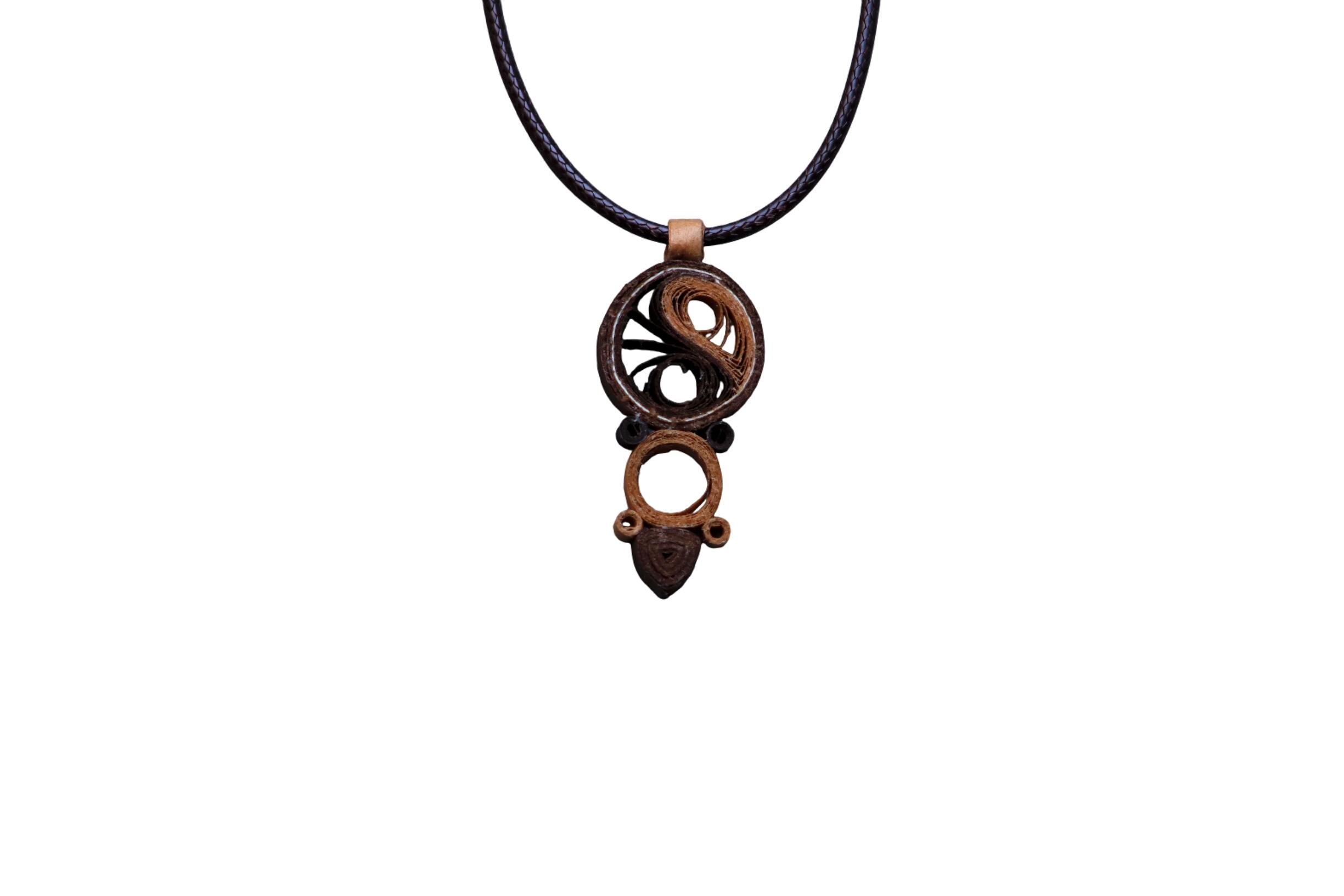 Collier en papier upcyclé - Photo 0