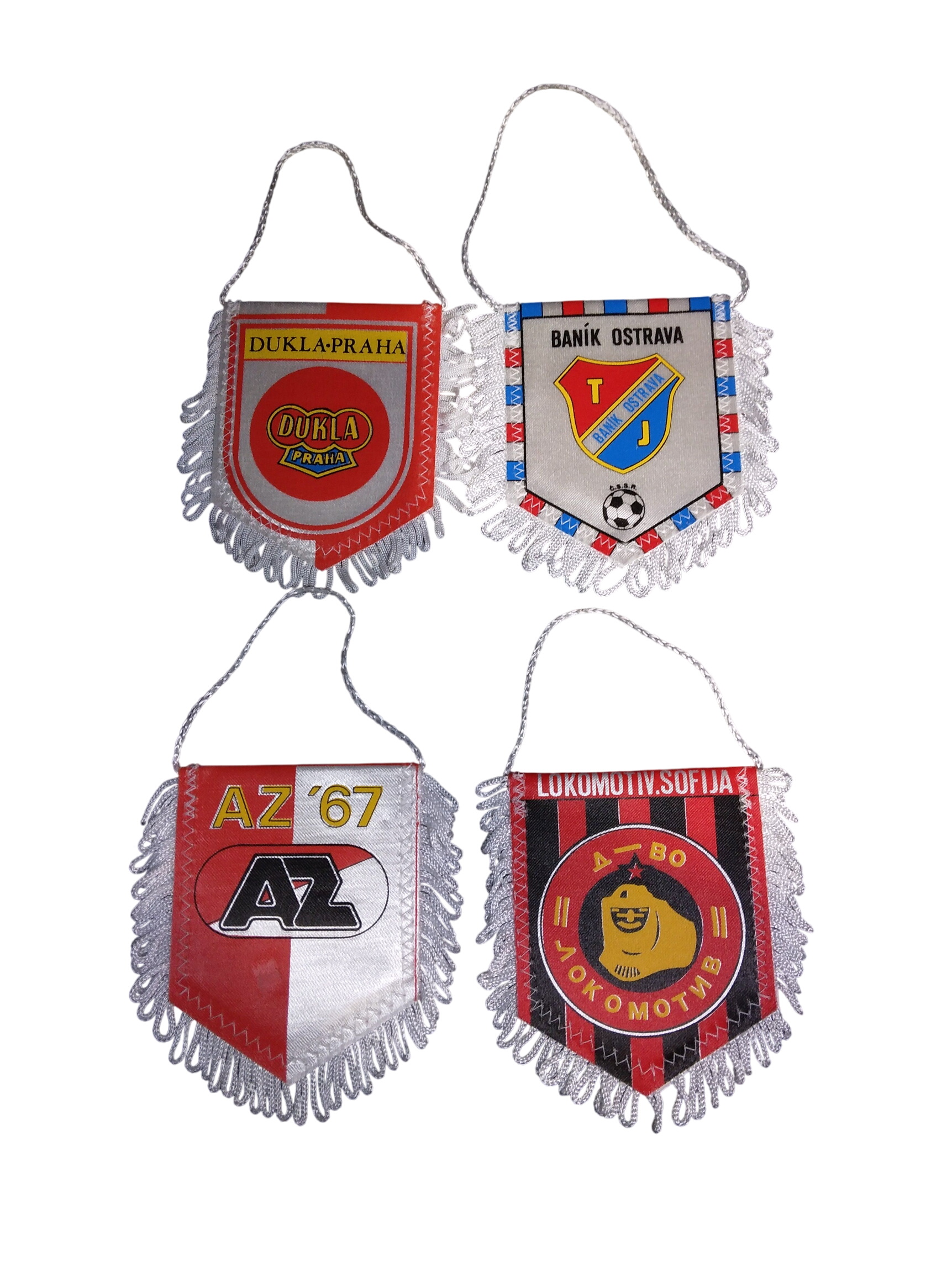 Petit Fanion Ancien En Tissu - Football Grec - ELLINIKI PODOSFAIRIKI OMOSPONDIA - Uruguay