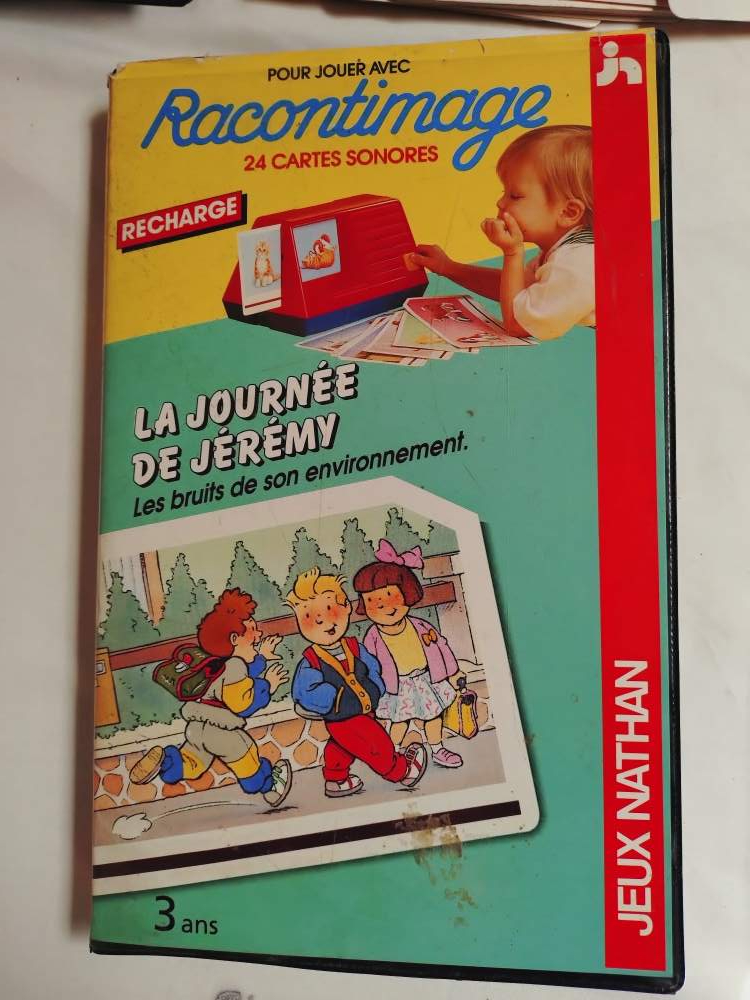 Jeu -Racontimage-Nathan-Imagier sonore-Vintage-Fonctionnel-Complet-1990  - Vue 8 - 