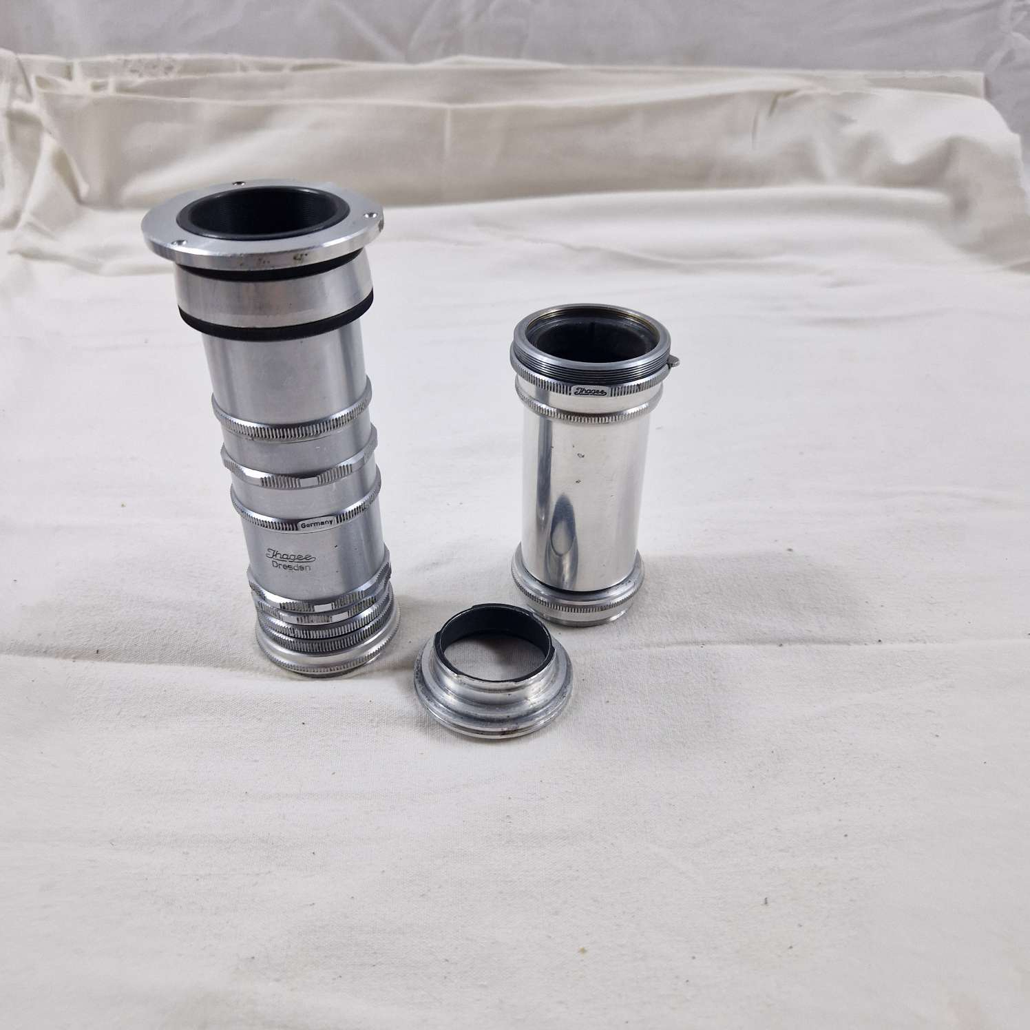 Tube extension Chrome Vintage pour Camera ou appareil photo Lhagee Dresden Bon état - Vue 5 - 