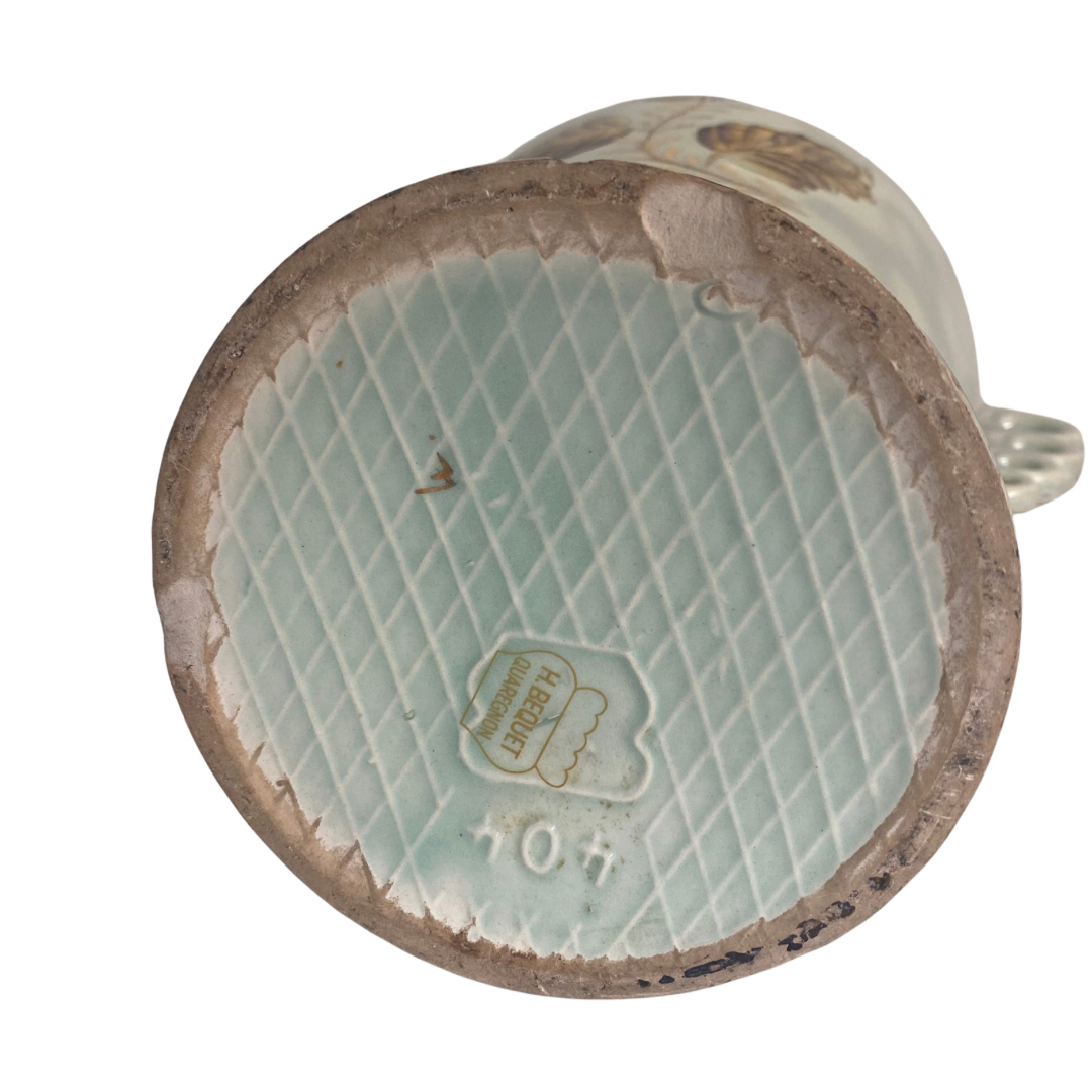 Vase porcelaine de Quaregnon - H. Bequet - Bon état - Photo 7