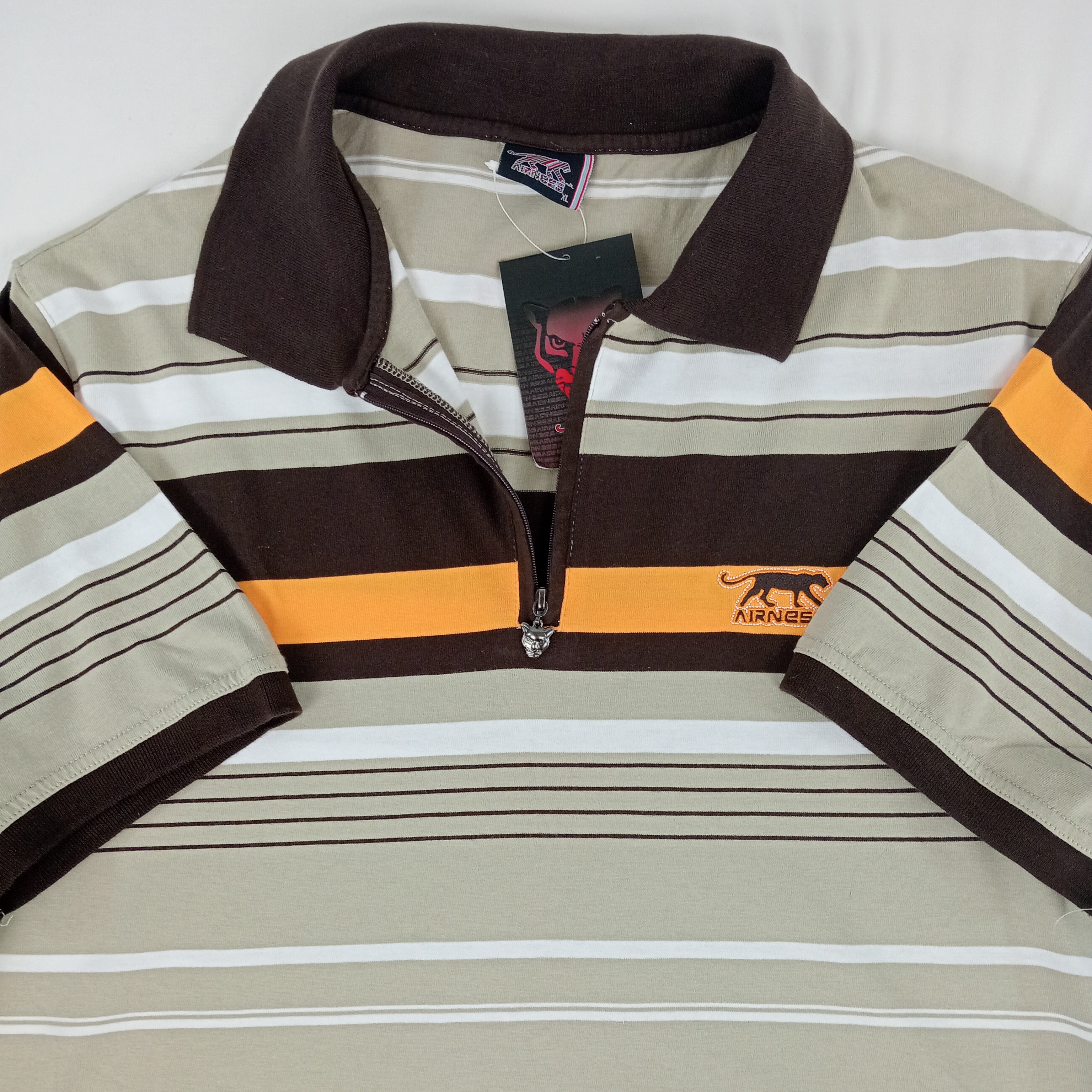 Polo homme de la marque Airness manches courtes de couleur vert pistache taille XL (44) - Photo 2