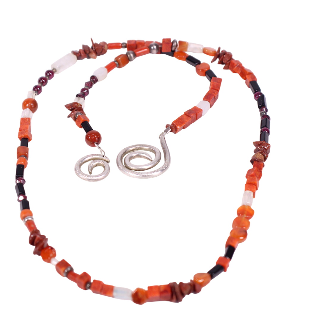 Acheter Collier en pierre nacre verre métal Bon état - 17,00 € Collier en pierre nacre verre métal Bon état - reconditionné disponible sur Label Emmaüs