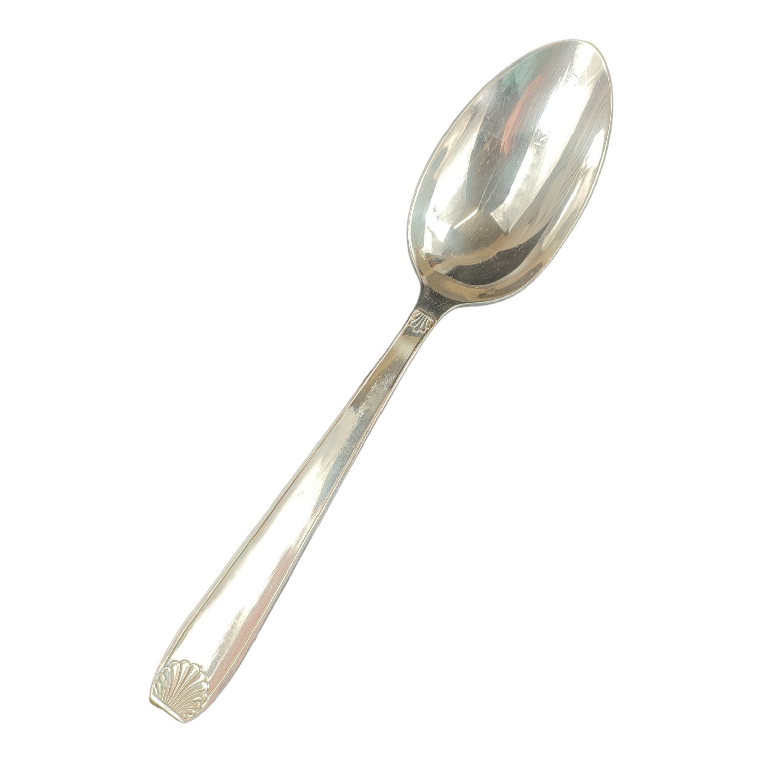 Ménagère plaqué argent 48 pièces - poinçon orfèvre PEMAJ - décor coquilles - Bon état - Photo 6