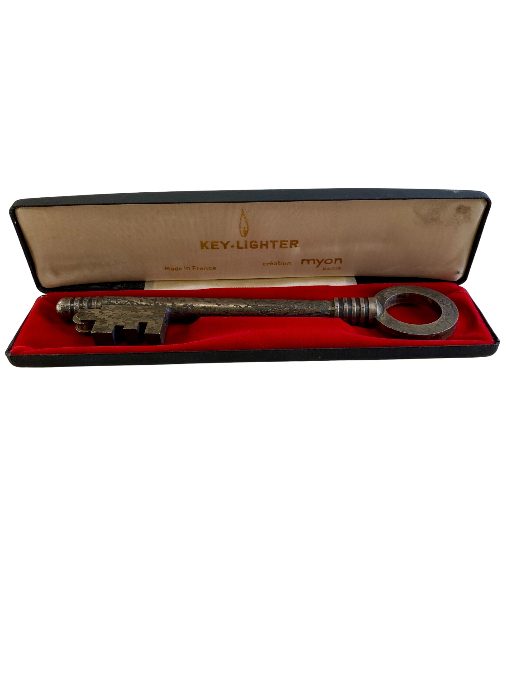 Key Lighter ( Briquet Clef ) Création MYON PARIS - Vintage / Rare 