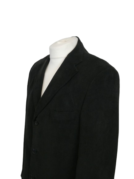 Adriano Jacometti veste blazer longue en velours côtelé - Taille XXL Très bon état - Vue 3 - 