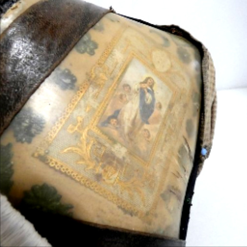 Carreau de dentellière du Velay 44 fuseaux avec canivets et sequins - Photo 2