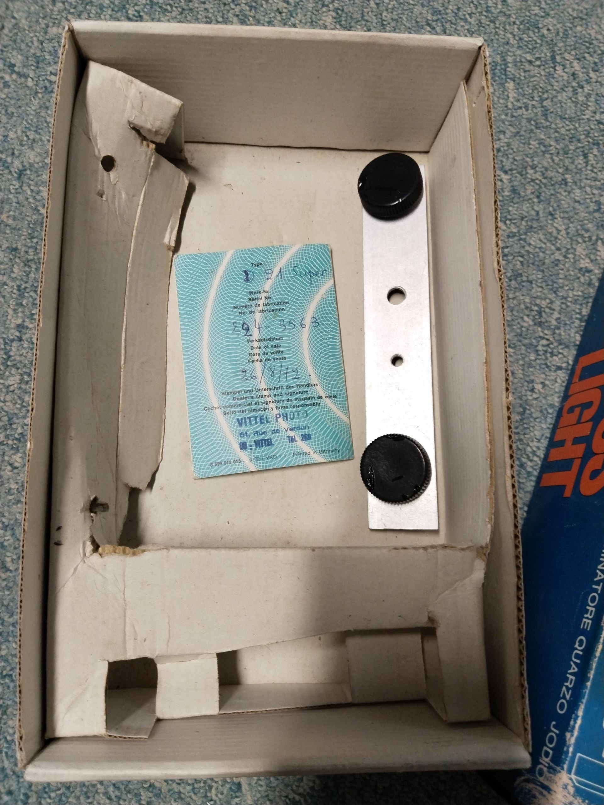 Voir photo 3 de Boss Light 1000 watt de 1972 Vintage Boss Light 1000 watt de 1972 Vintage Bon état - Vue 3 -