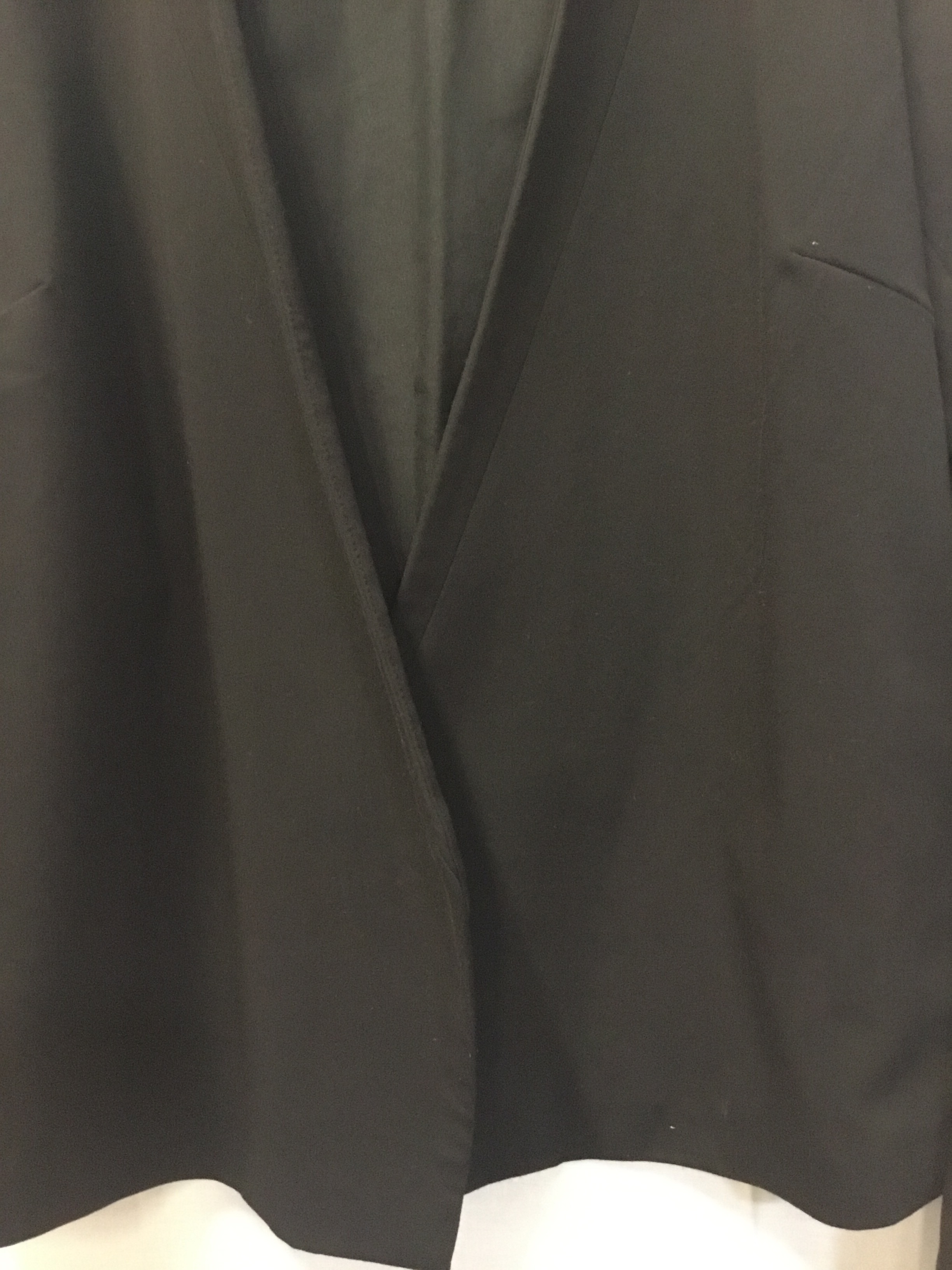 Voir photo 3 de Veste sans bouton noire croisée « Pièces » XL Veste sans bouton noire croisée « Pièces » XL Très bon état - Vue 3 -