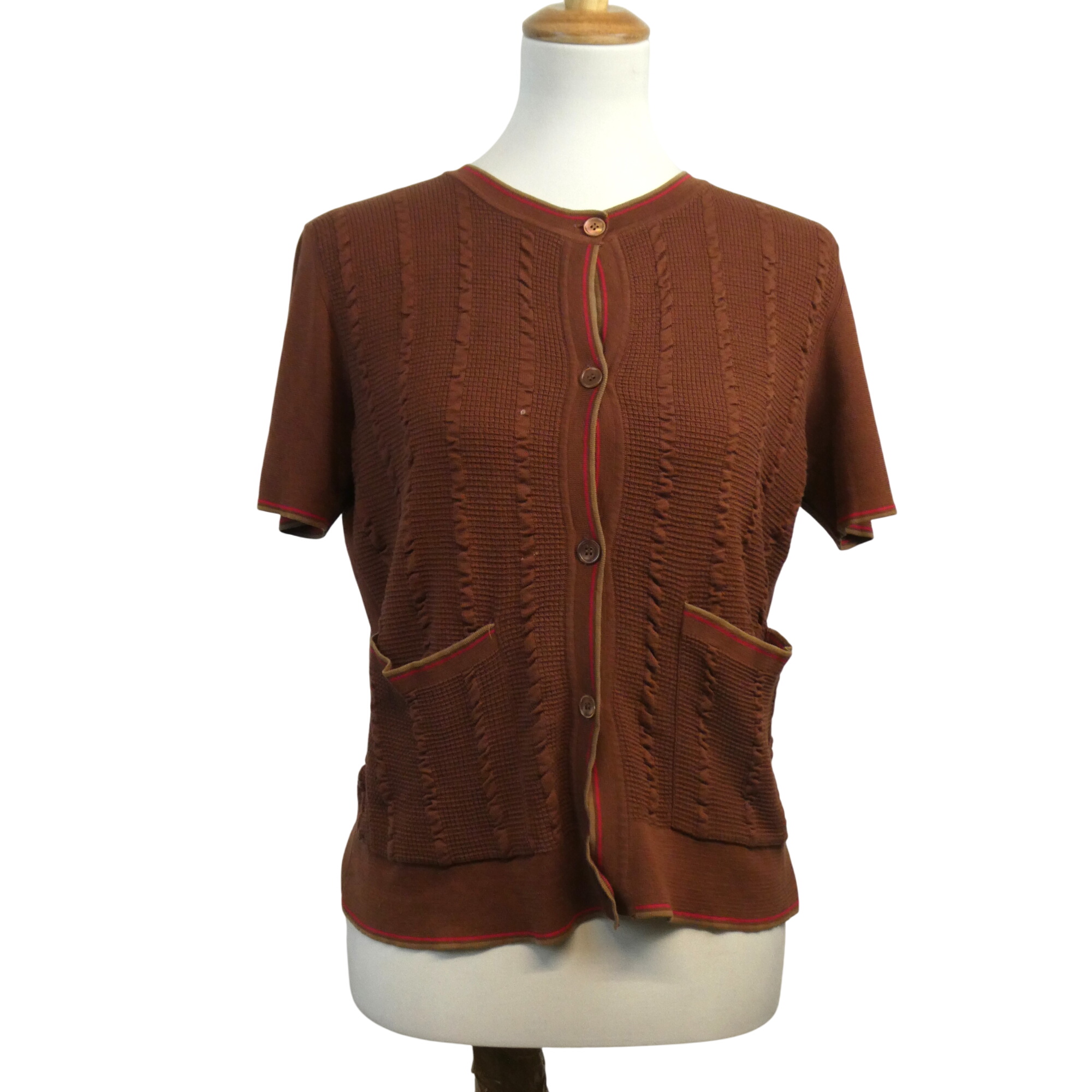 Gilet manches courtes encolure rond - Taille 44 - marni - Modalova