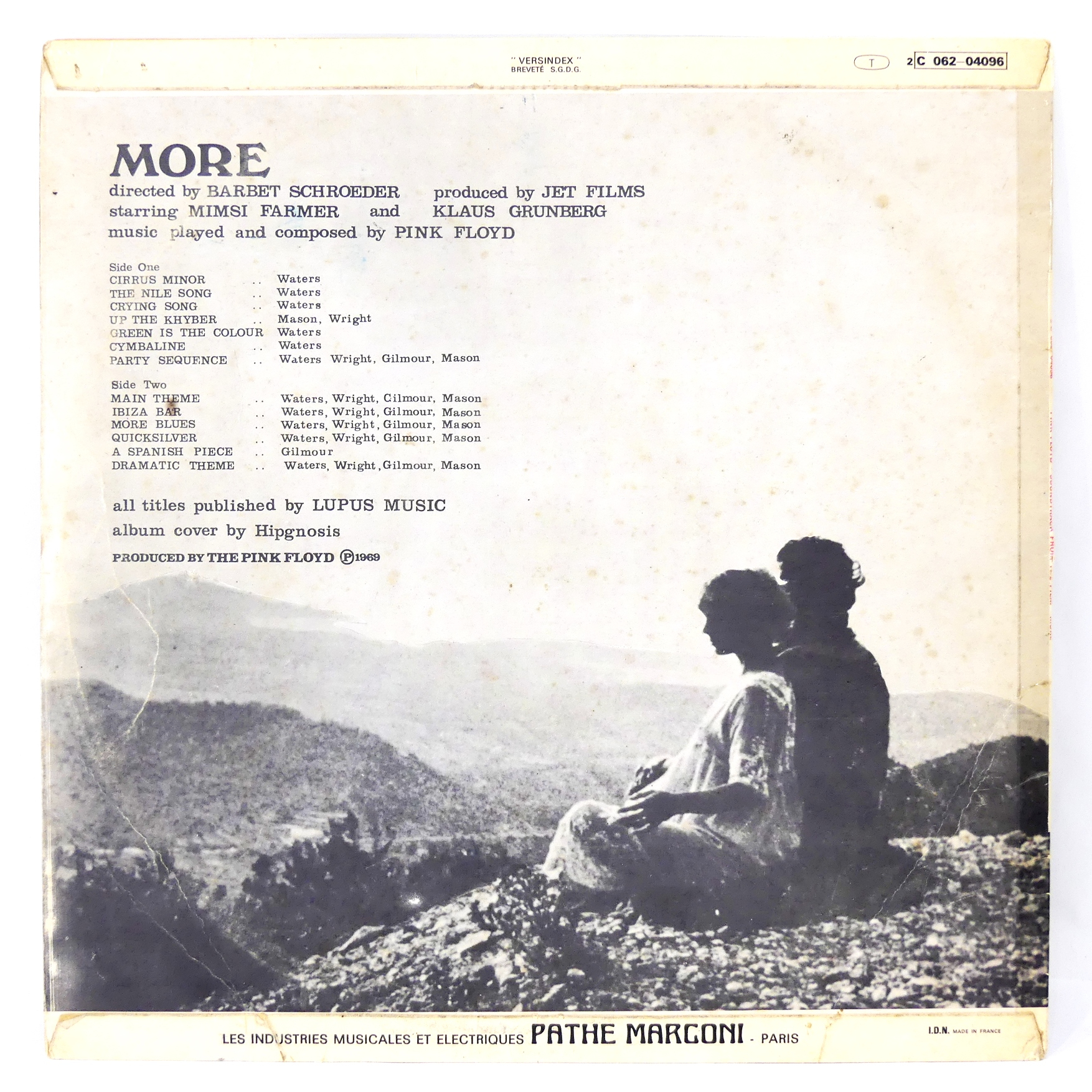 Voir photo 3 de Vinyle - Pink Floyd - Soundtrack from the film More - 1969 Vinyle - Pink Floyd - Soundtrack from the film More - 1969 Bon état - Vue 3 -