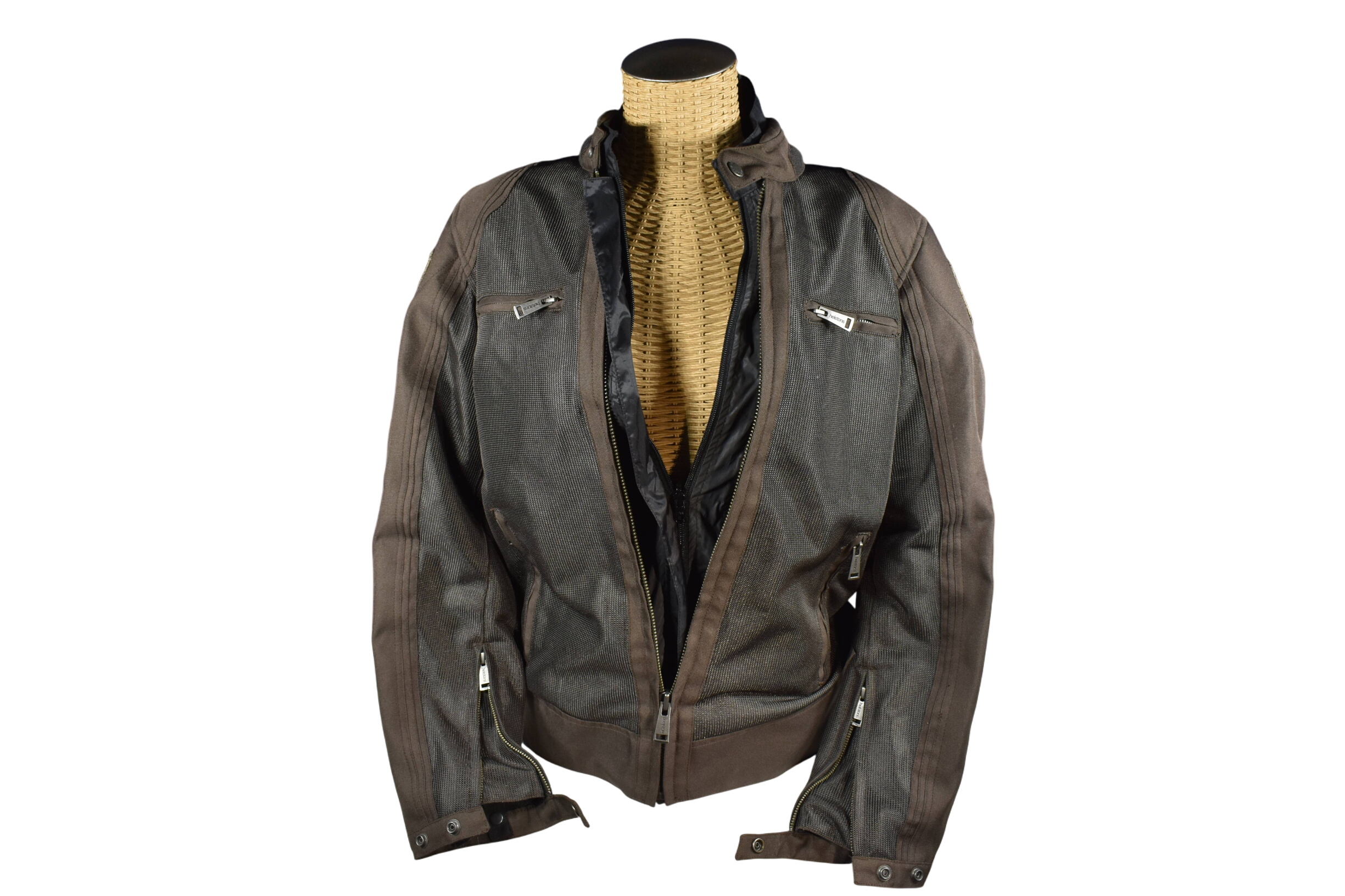 Blouson moto été HELSTONS, taille M.  -  reconditionné disponible sur Label Emmaüs