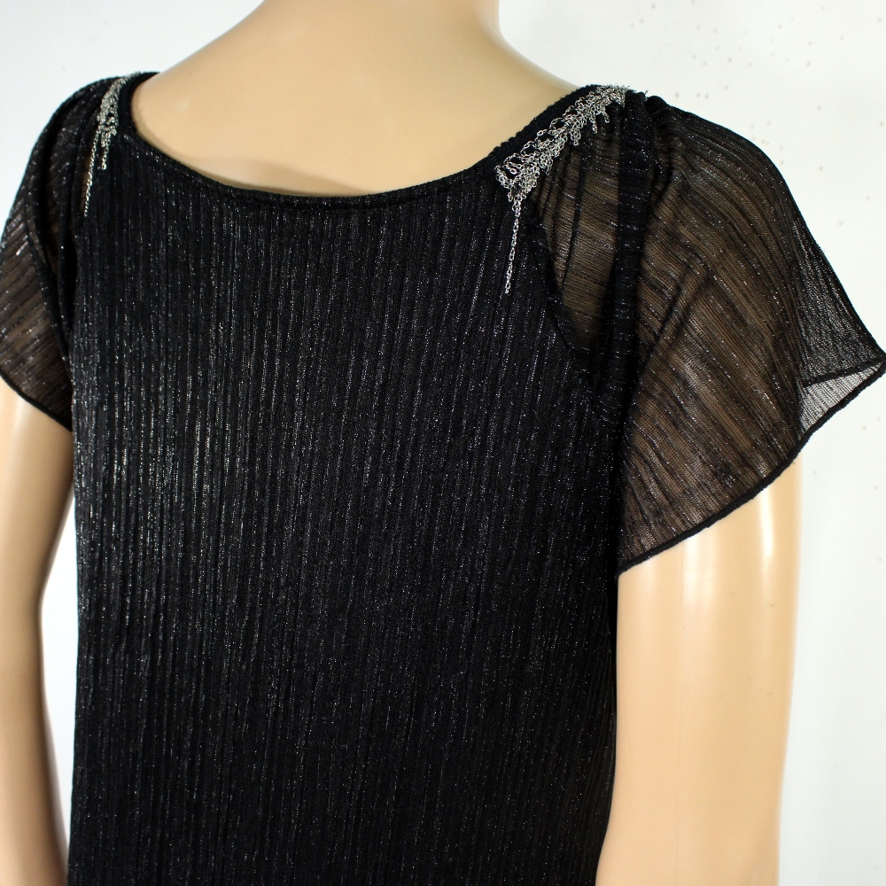 Voir photo 4 de Robe De Soirée Noire ARMAND THIERY Taille M Robe De Soirée Noire ARMAND THIERY Taille M Bon état - Vue 4 -
