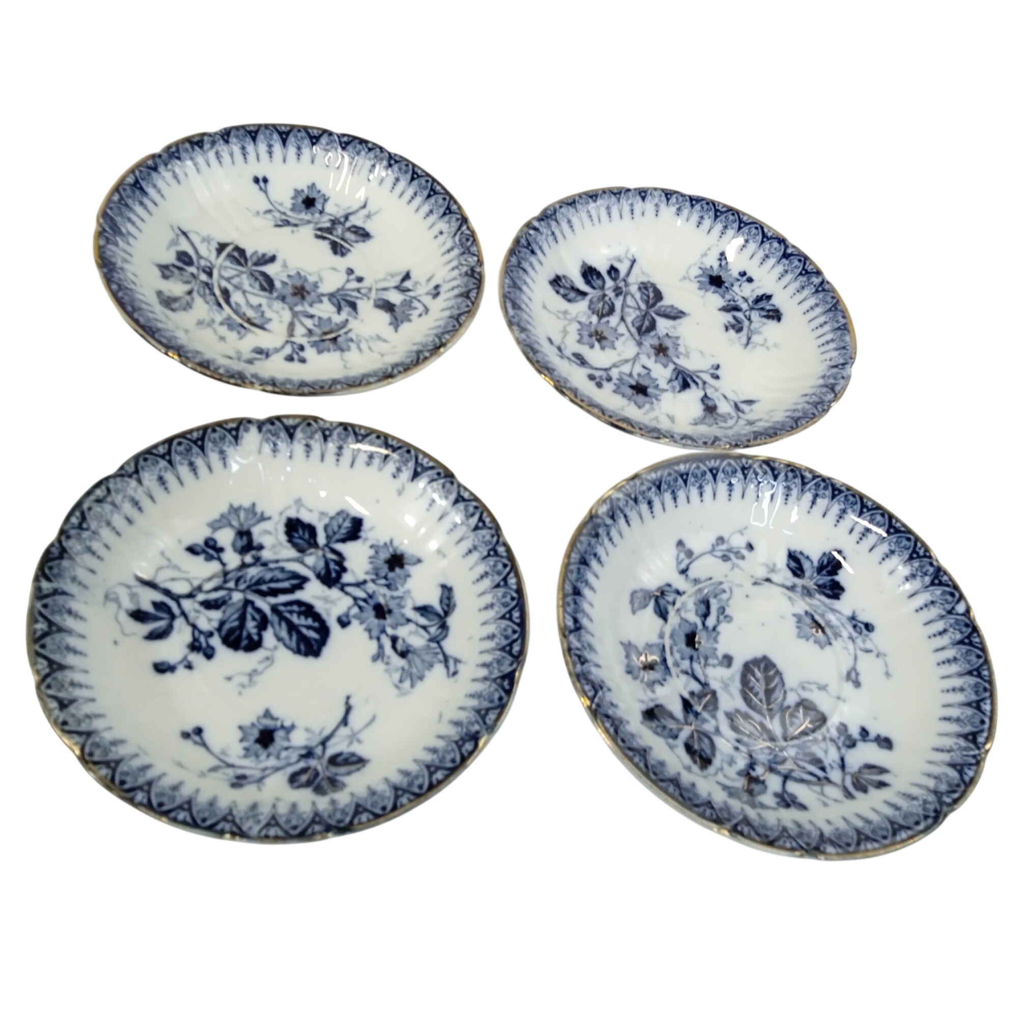 Lot de 4 Assiettes creuse K&G Lunéville Modèle Julienne Années 1900 Bon état -  reconditionné disponible sur Label Emmaüs