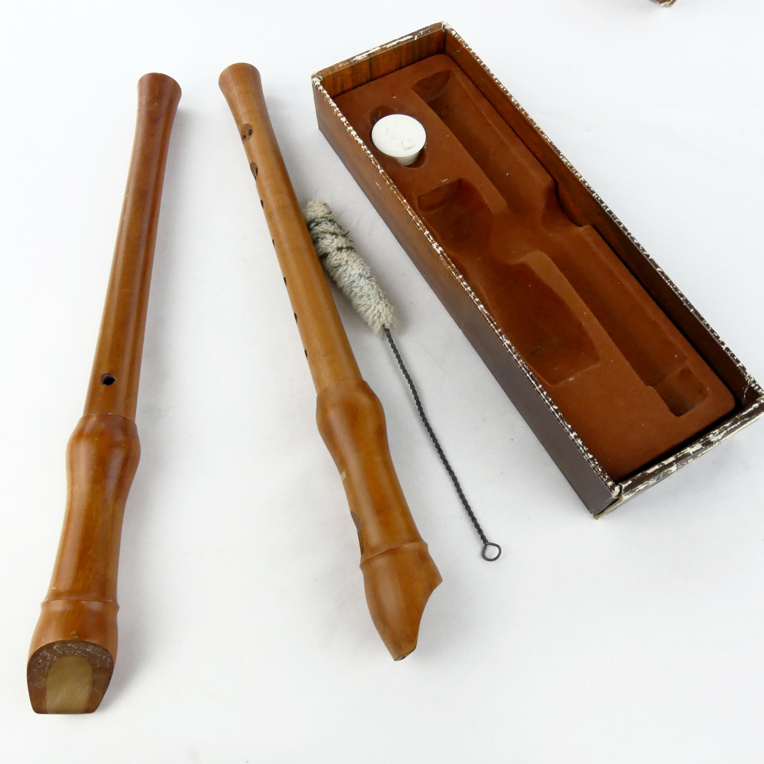 2 Flutes à bec Hohner Germany Musica E Sopran Bon état - Vue 3 - 