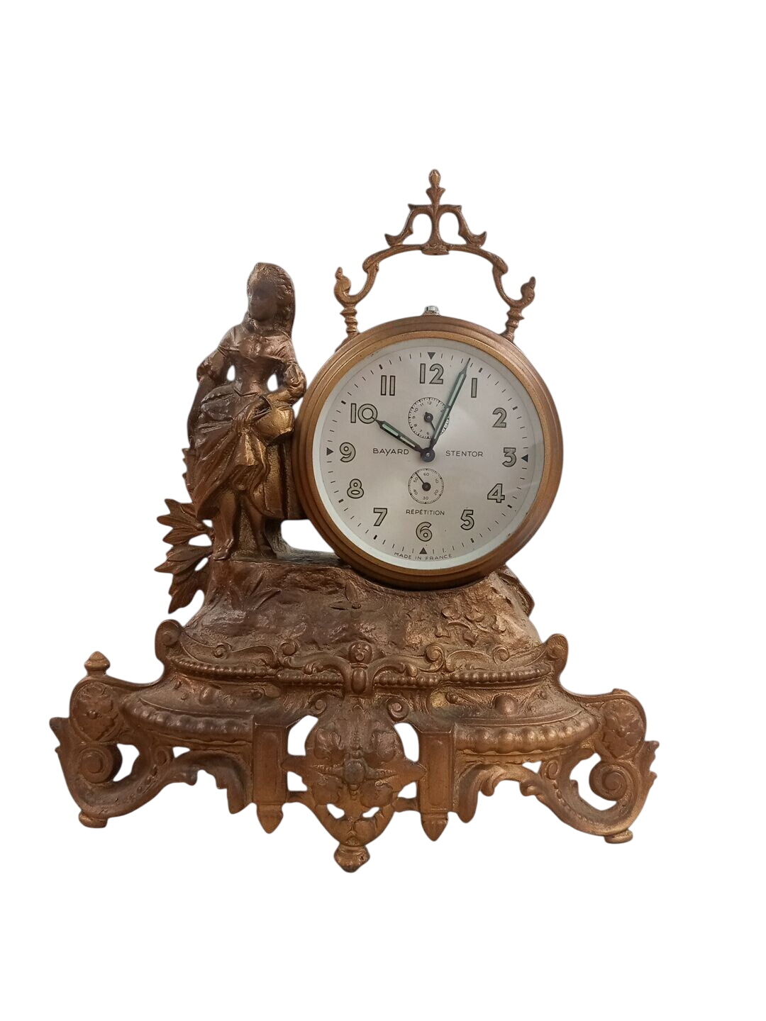 Acheter Pendule en régule made in France. Bon état - 50,00 € Pendule en régule made in France. Bon état - reconditionné disponible sur Label Emmaüs