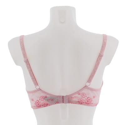 Soutien gorge avec armatures en dentelle rose - Femme - In Extenso - Taille 95D - Photo 1