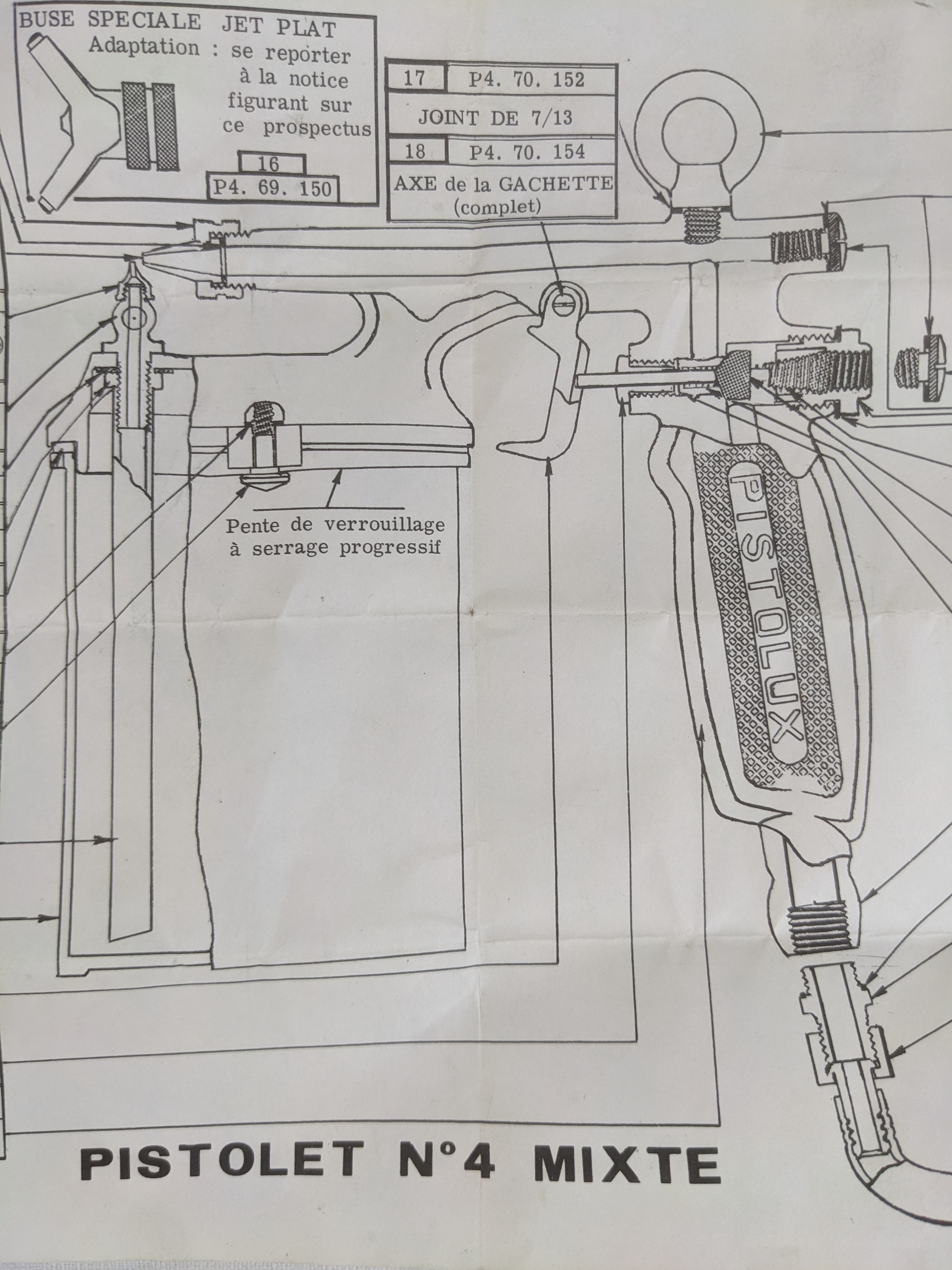 Pistolet à peinture Peugeot - POLYREX - France - Photo 3