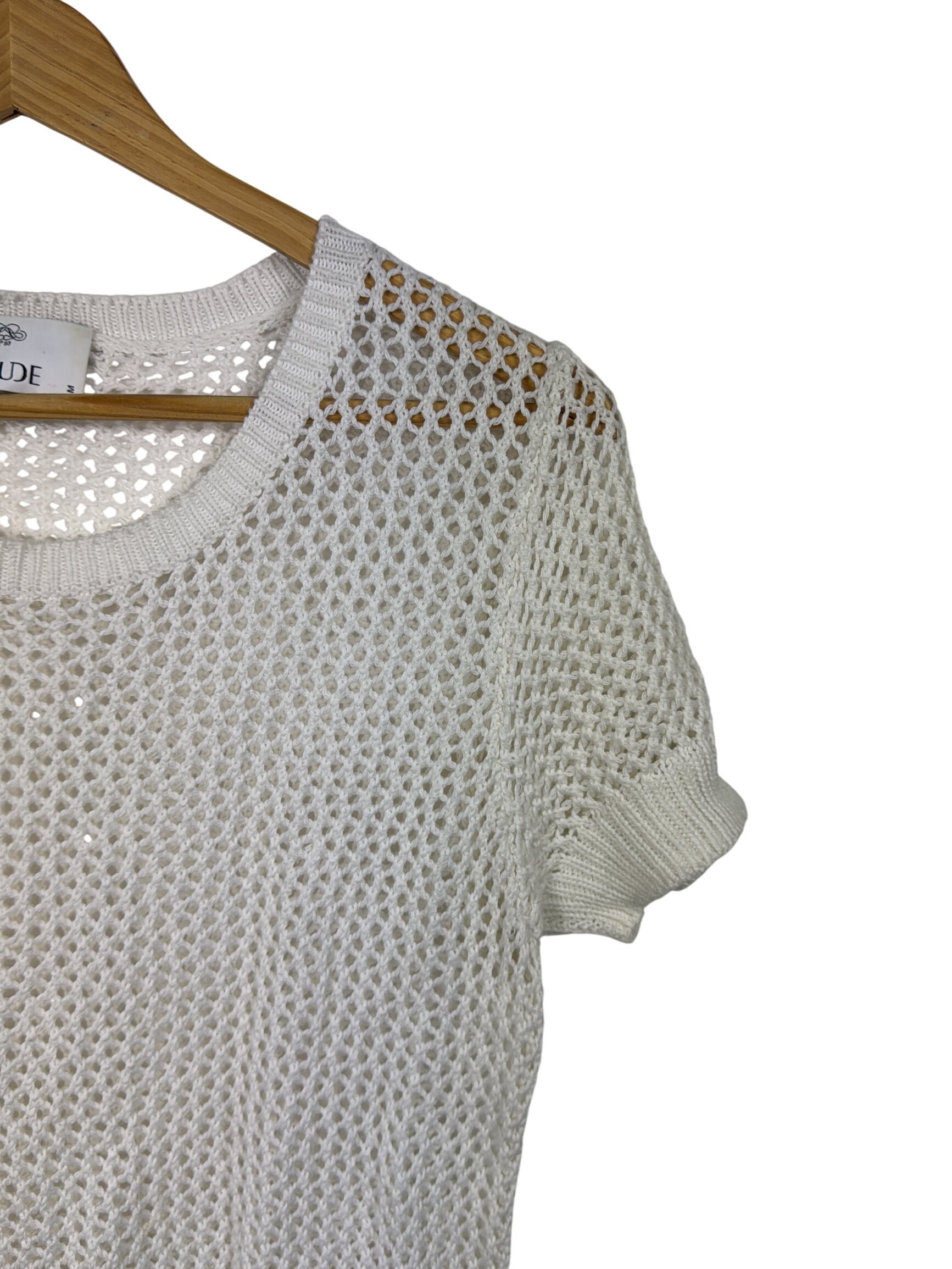 T-shirt maille ajourée Allude M 🤍 - Photo 1
