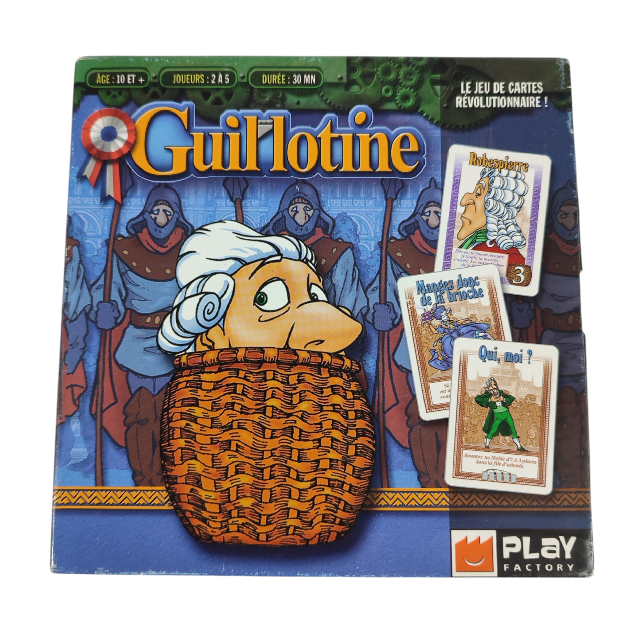 Jeu de carte Guillotine, le jeu de carte révolutionnaire !  -  reconditionné disponible sur Label Emmaüs