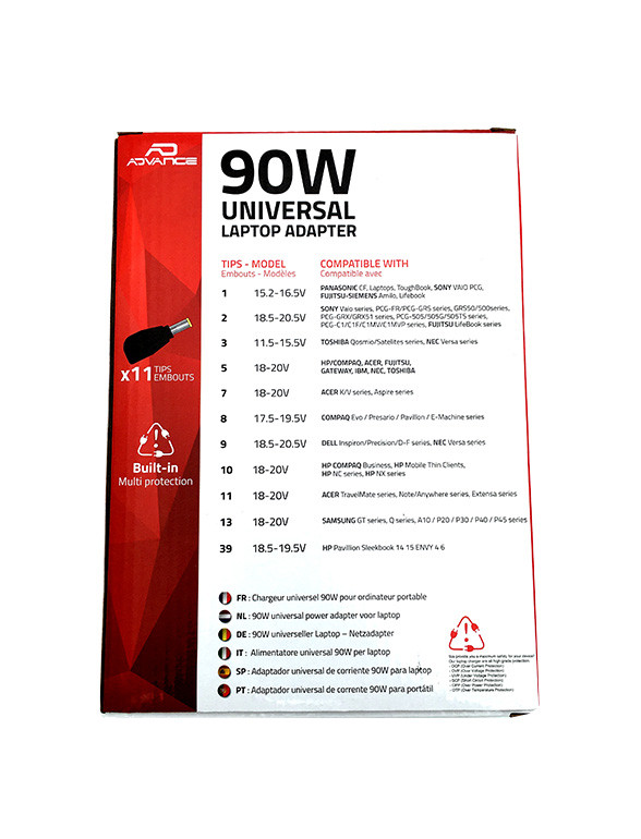 Chargeur PC Portable universel - Advance - Photo 3