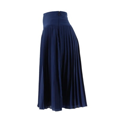 Jupe bleue plissées - Femme - MANOUKIAN - Taille 42 - Photo 2