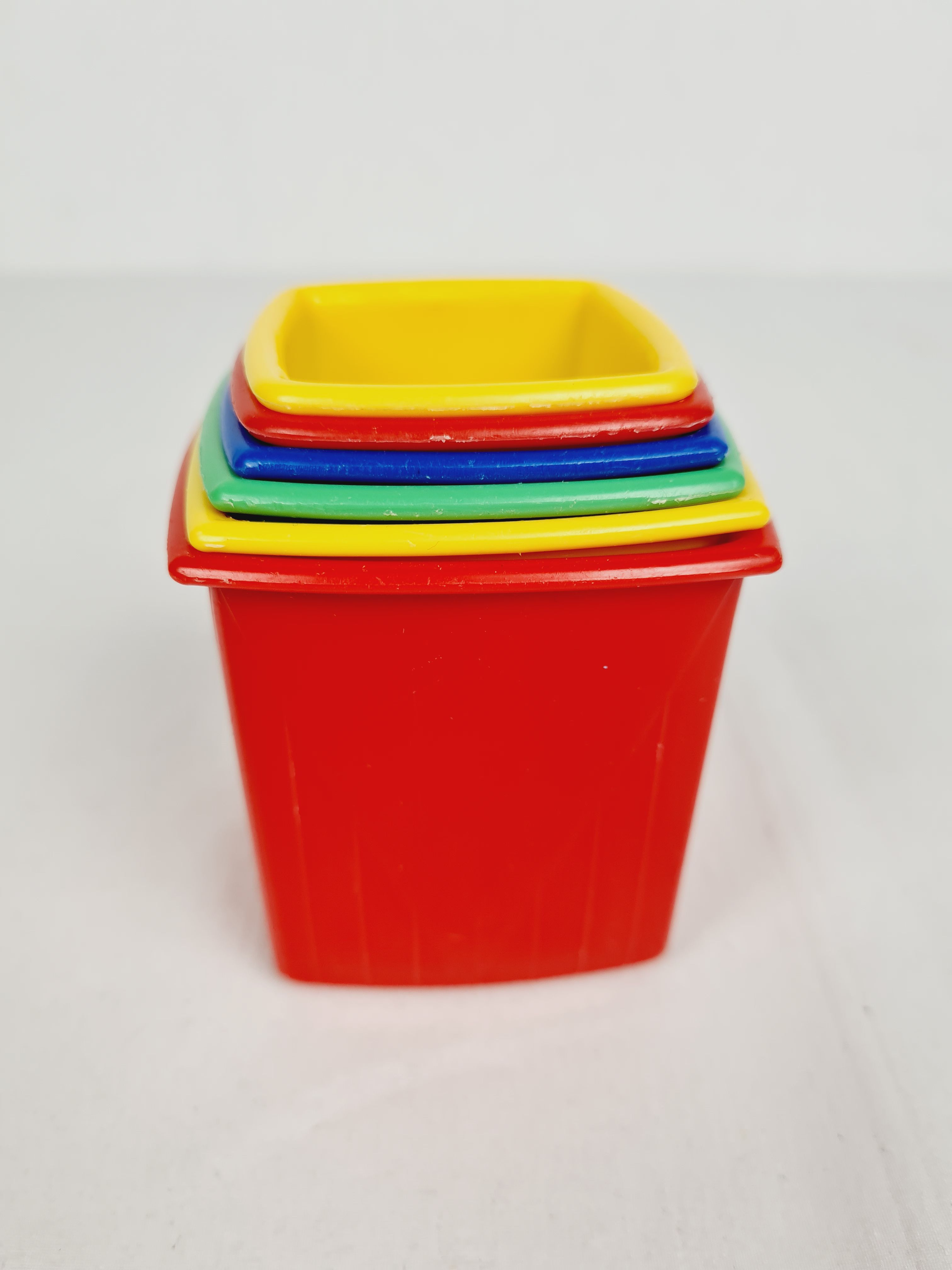 Lot De 6 Gobelets En Plastique Coloré Incassables Empilables