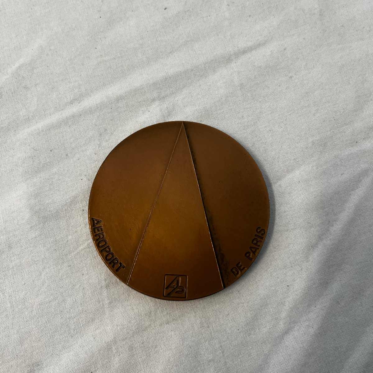 Médaille en bronze de l'inauguration de l'aéroport de Charles de gaule - Photo 1
