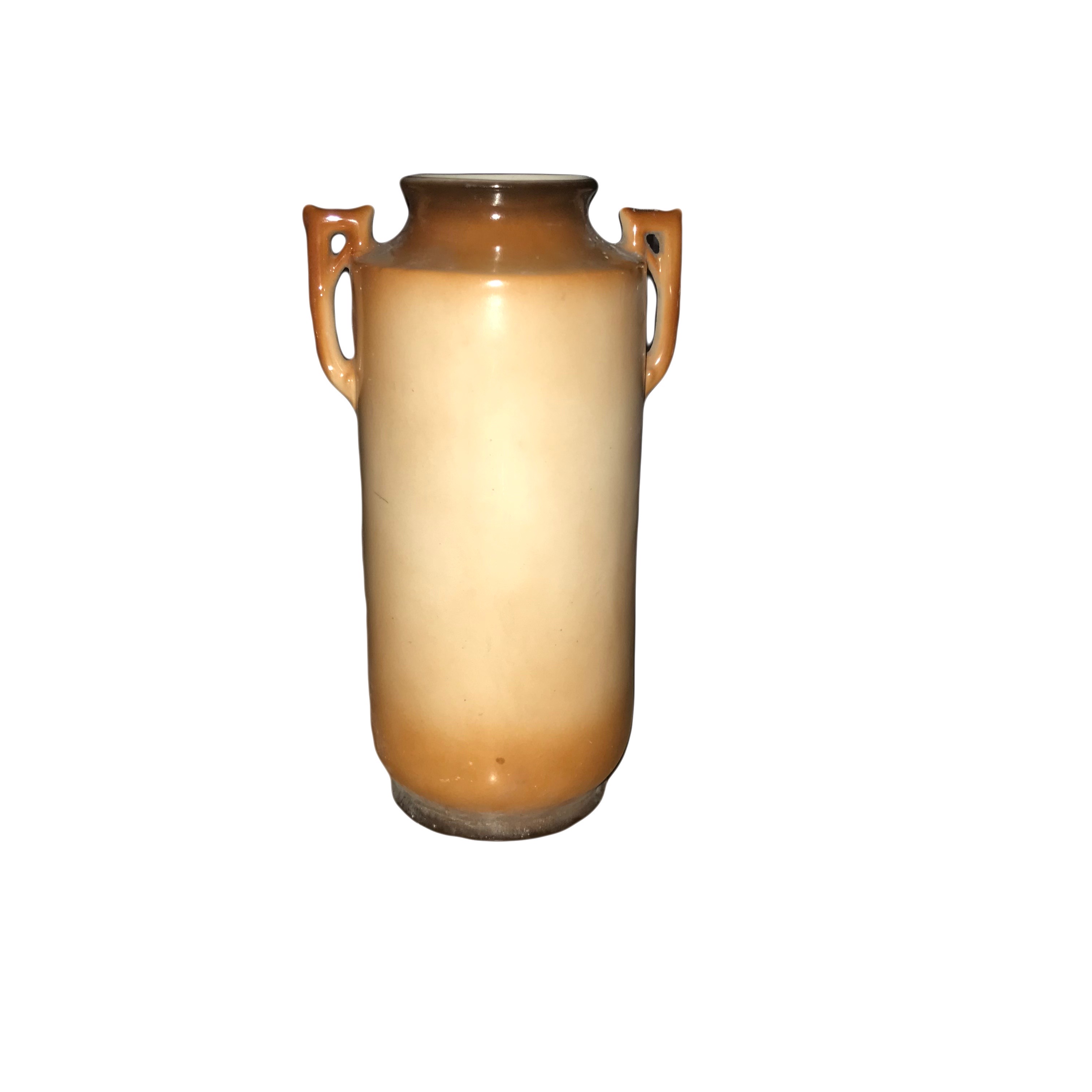 Vase en Céramique Vintage Paysage Hollandais Fabriqué en Tchéquie  État correct - Vue 3 - 