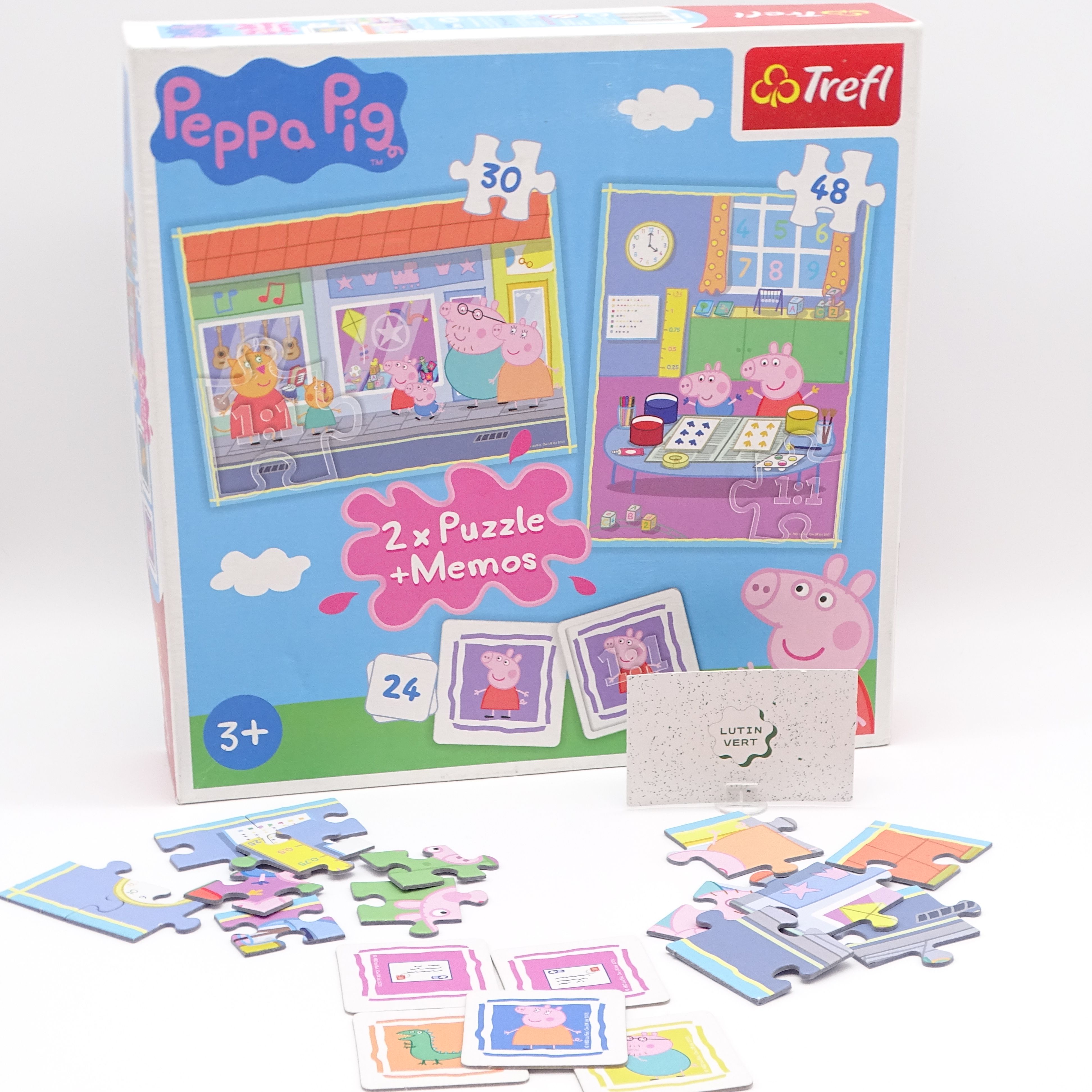 Peppapig Puzzle/ Memo TREFL - Dès 3 ans | Ref 14586 Bon état - Vue 2 - 