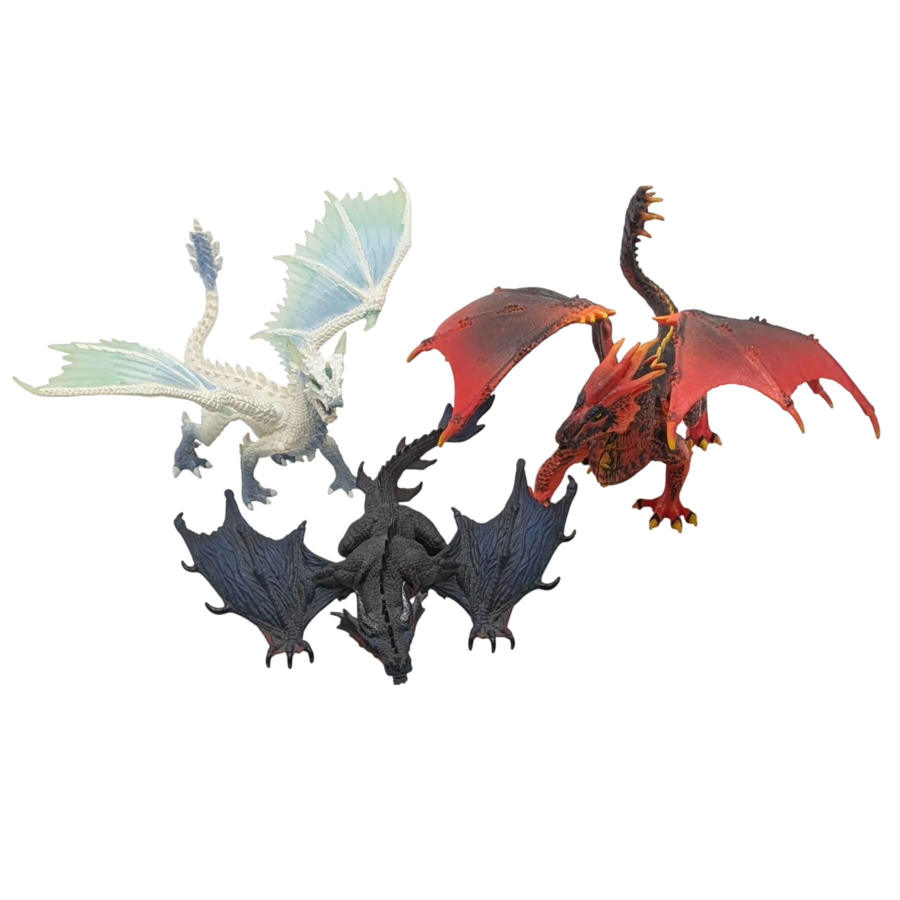 Lot de 3 figurines dragons Schleich – Créatures fantastiques ailées, collection Eldrador Très bon état -  reconditionné disponible sur Label Emmaüs