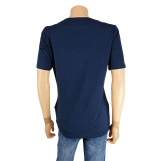 T-shirt bleu foncé imprimé - femme - Ame Weyburn - taille 42/44 - Photo 1