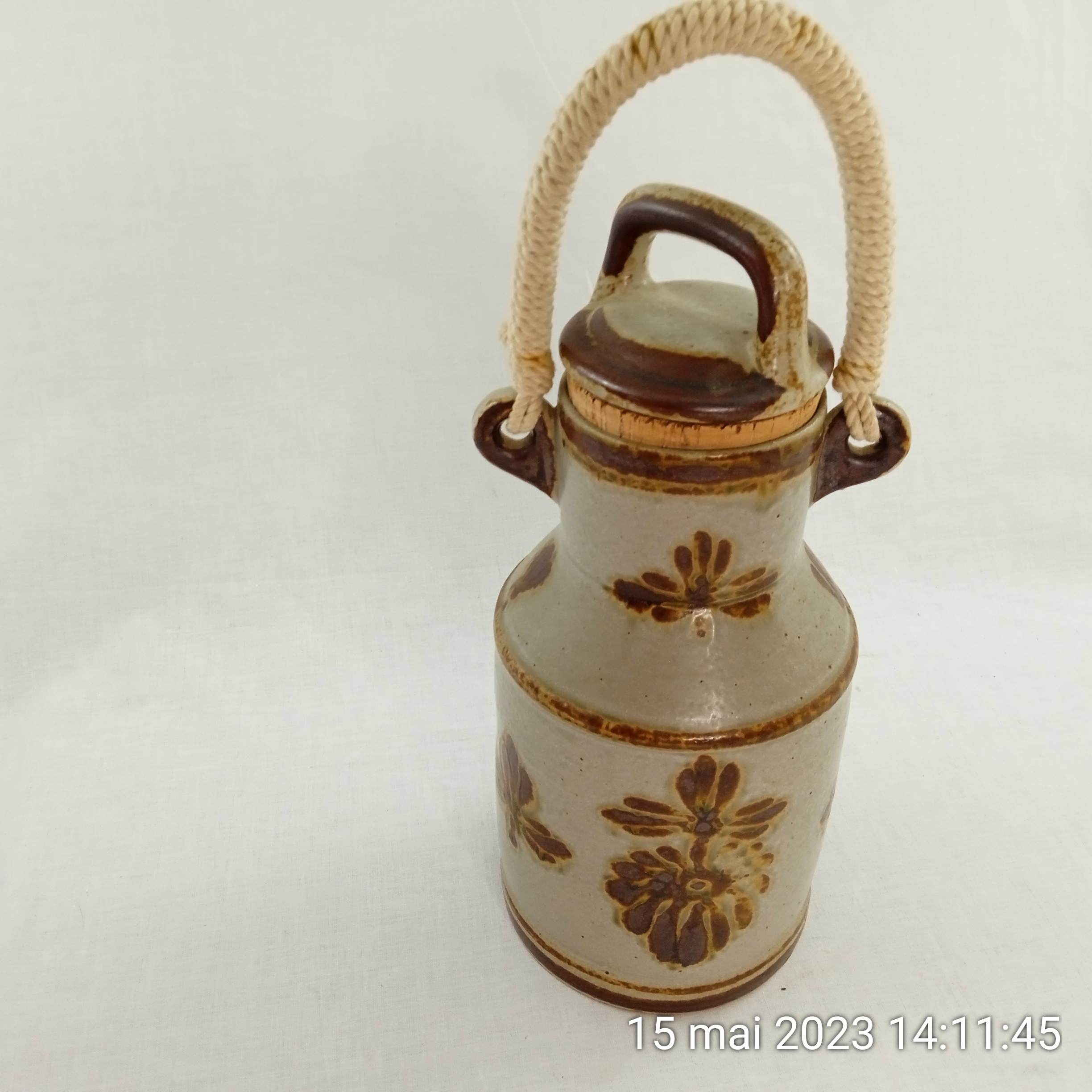 Bidon à lait en faïence Keraluc Quimper - Très bon état - Photo 5