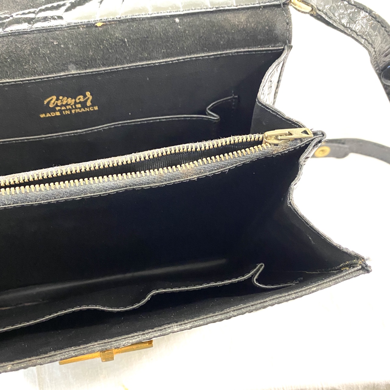 Sac noir - Vimar Paris Made in France - Bon état - Photo 8