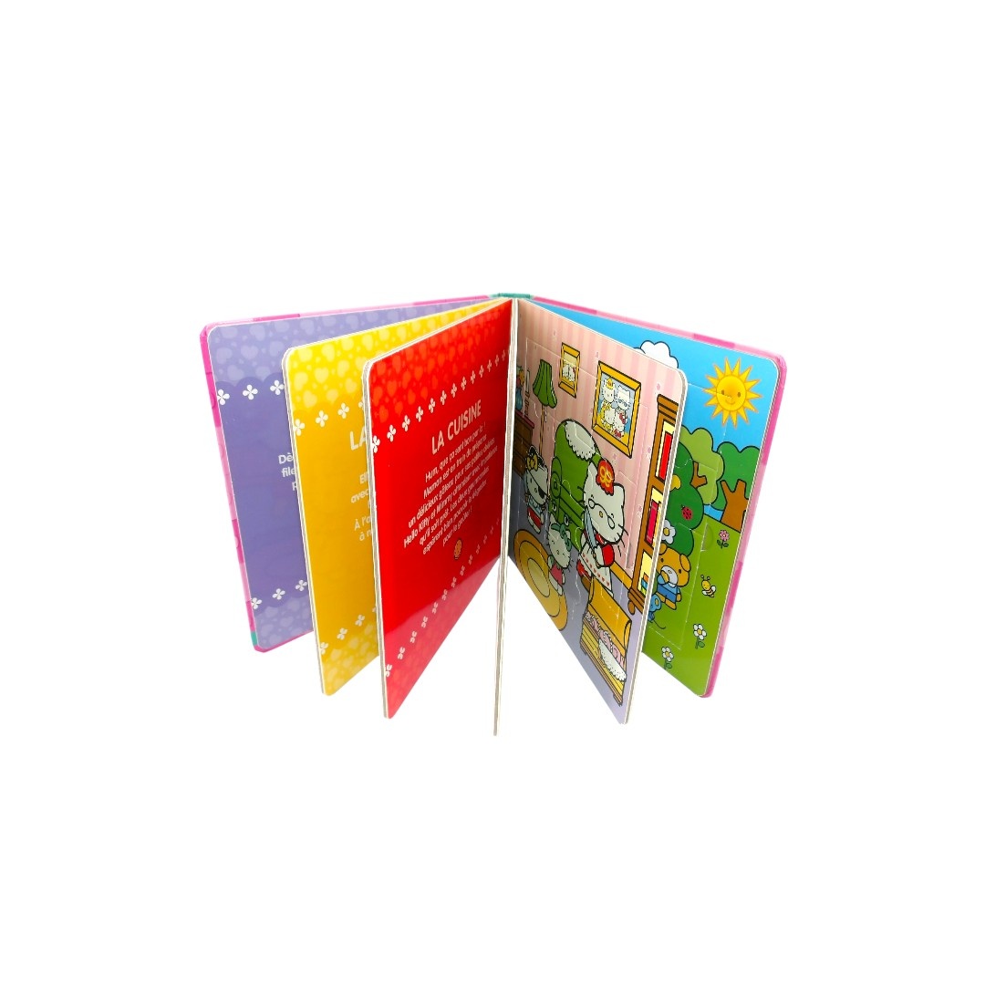 Puzzle livre - Hello Kitty 5- x12 pièces - Édition 2014 Très bon état - Vue 3 - 