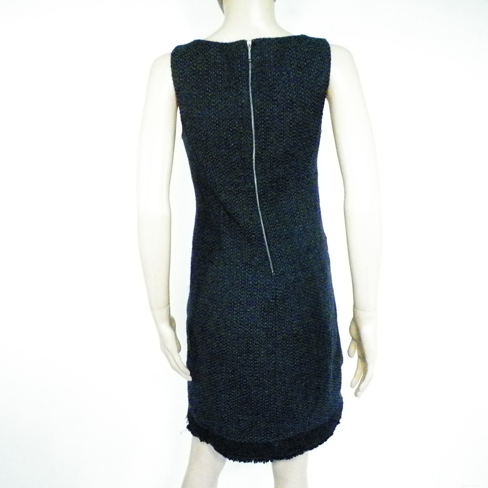 Robe Grise Anthracite CAROLL T 36. Bon état - Vue 2 - 