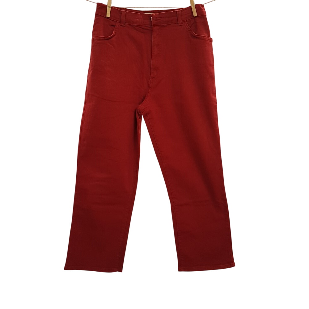 Pantalon rouge - BURTON - taille 40 Très bon état -  reconditionné disponible sur Label Emmaüs