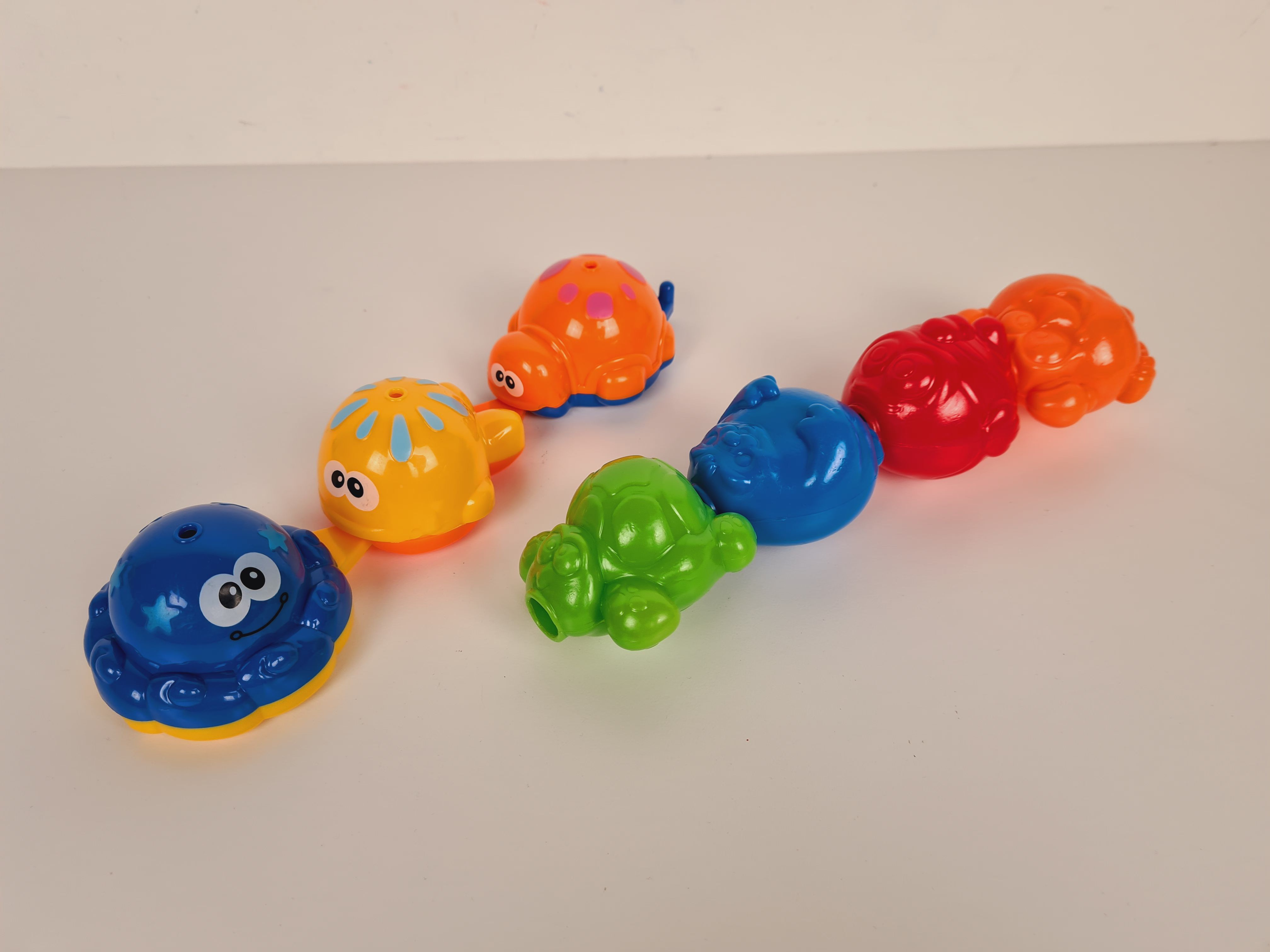 Jeux de bain - 7 animaux de bain en plastique  - Photo 1